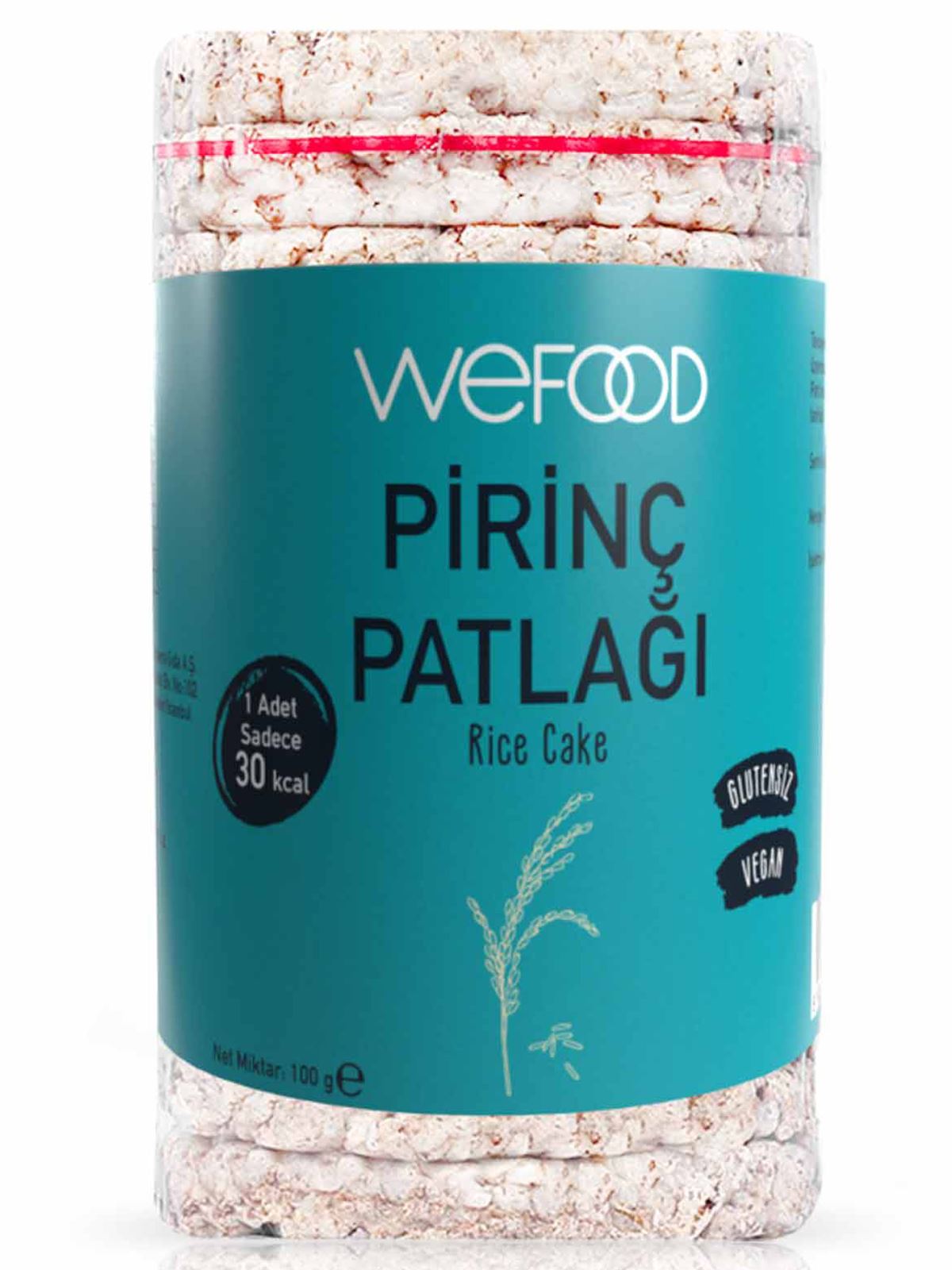 Wefood Glutensiz Pirinç Patlağı 100 gr
