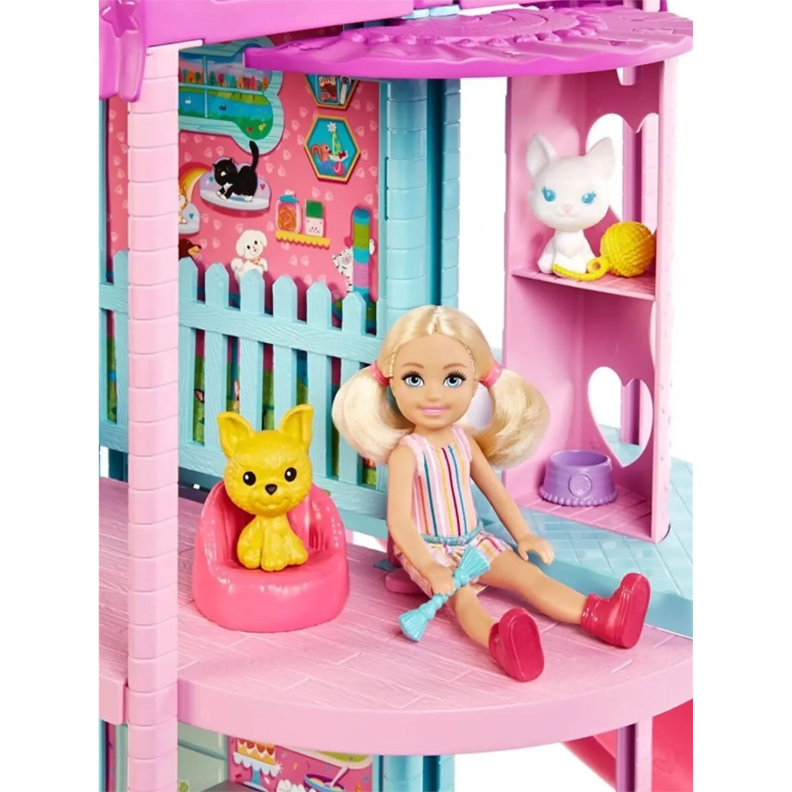 Barbie Chelsea Oyun Evi MTL-HCK77 Pembe