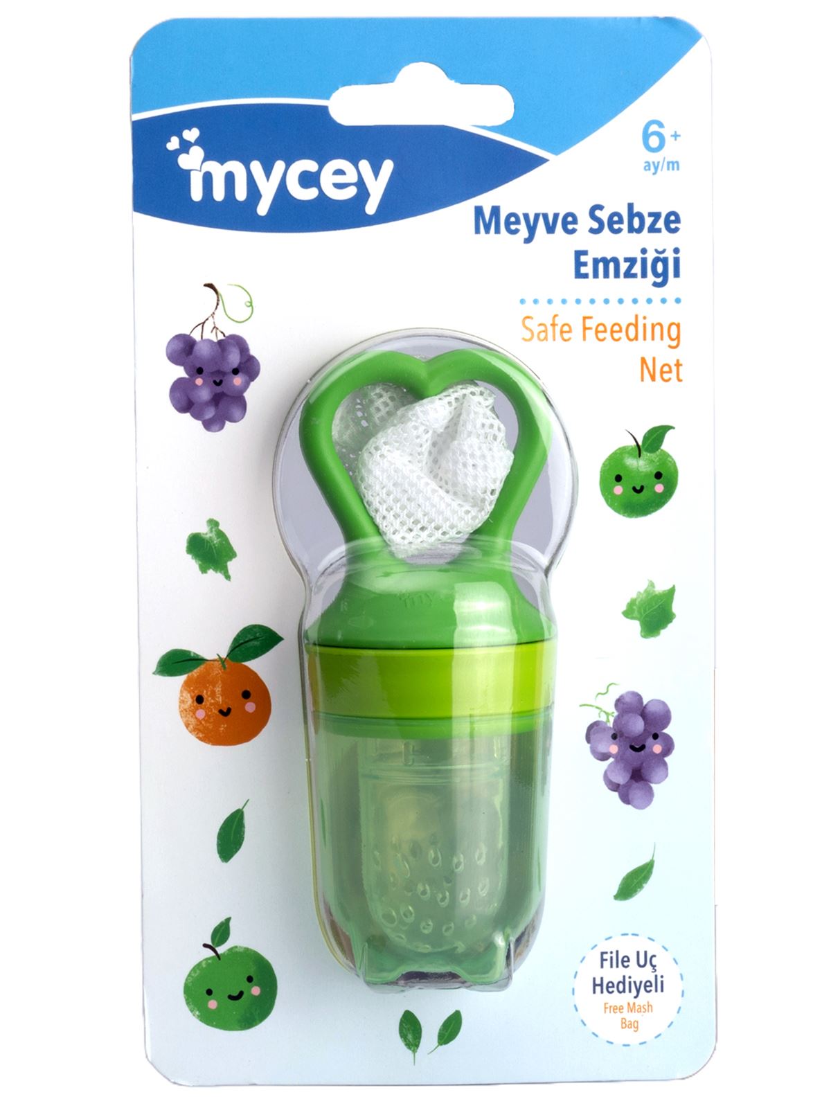 Mycey File Meyve Sebze Emziği Yeşil 
