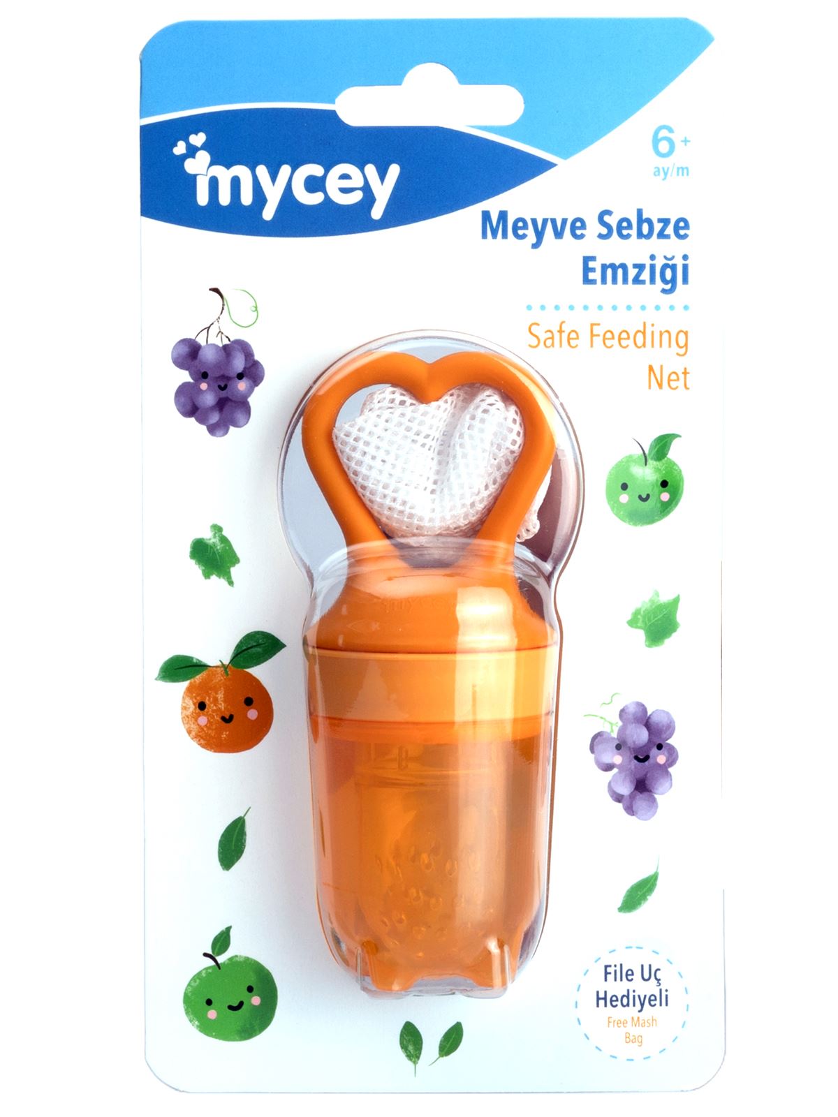Mycey File Meyve Sebze Emziği Turuncu 