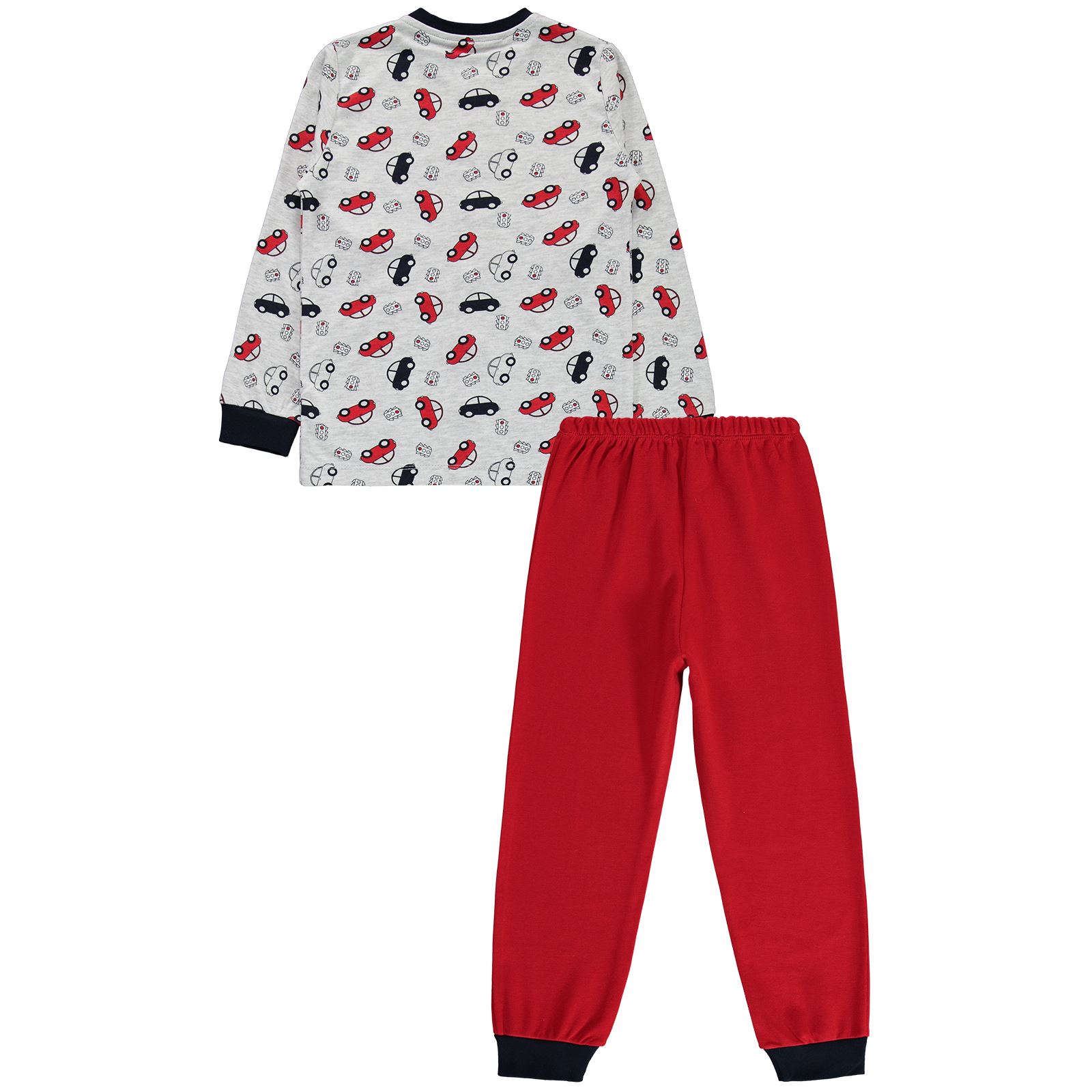 Civil Boys Erkek Çocuk Pijama Takımı 6-9 Yaş Kırmızı