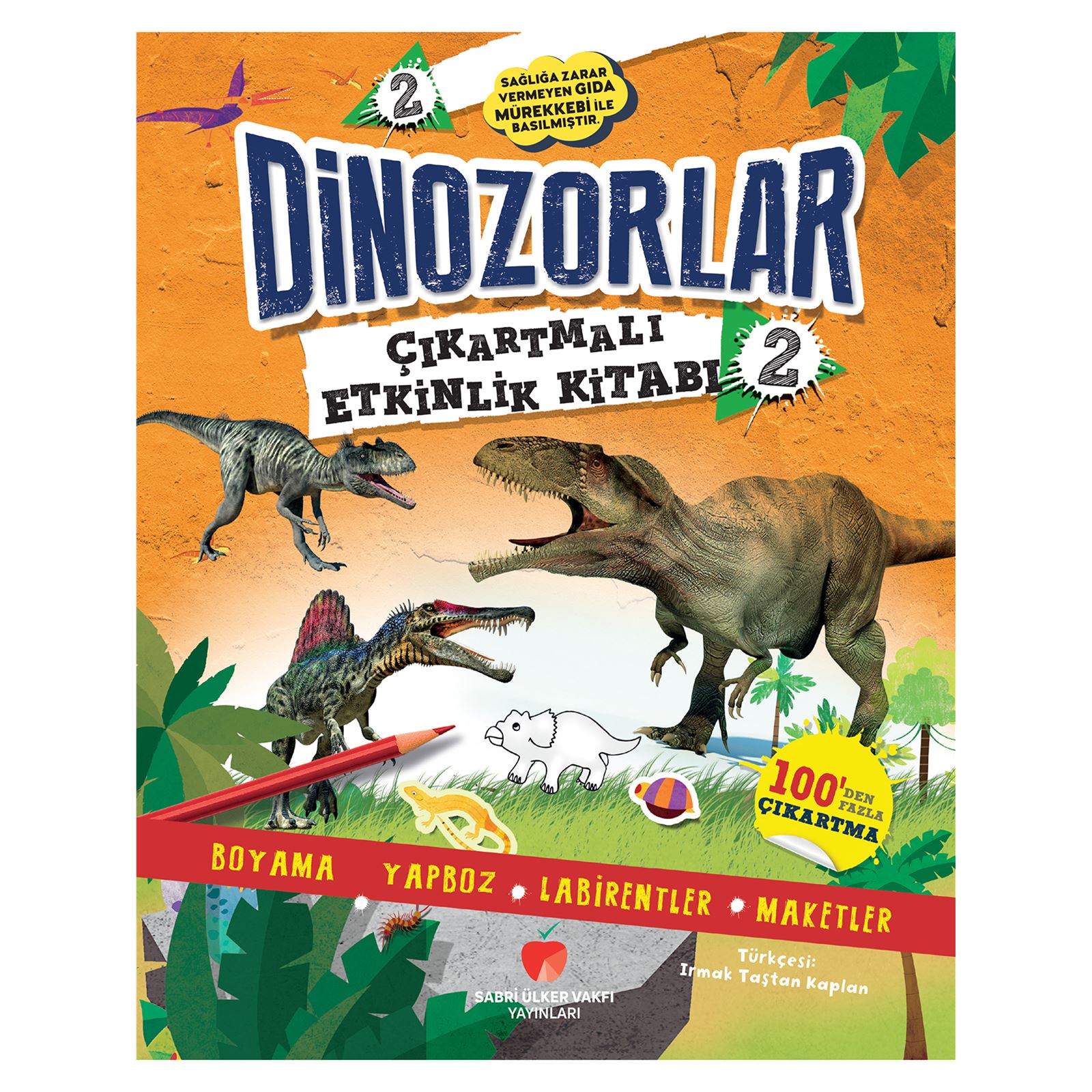 The Kitap Çocuk Dinozorlar Çıkartmalı Etkinlik Kitabı 2 Standart