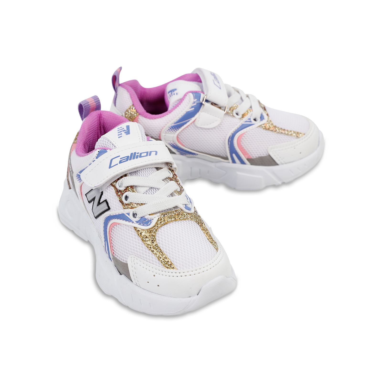 Callion Kız Çocuk Spor Ayakkabı 31-35 Numara Beyaz-Lila