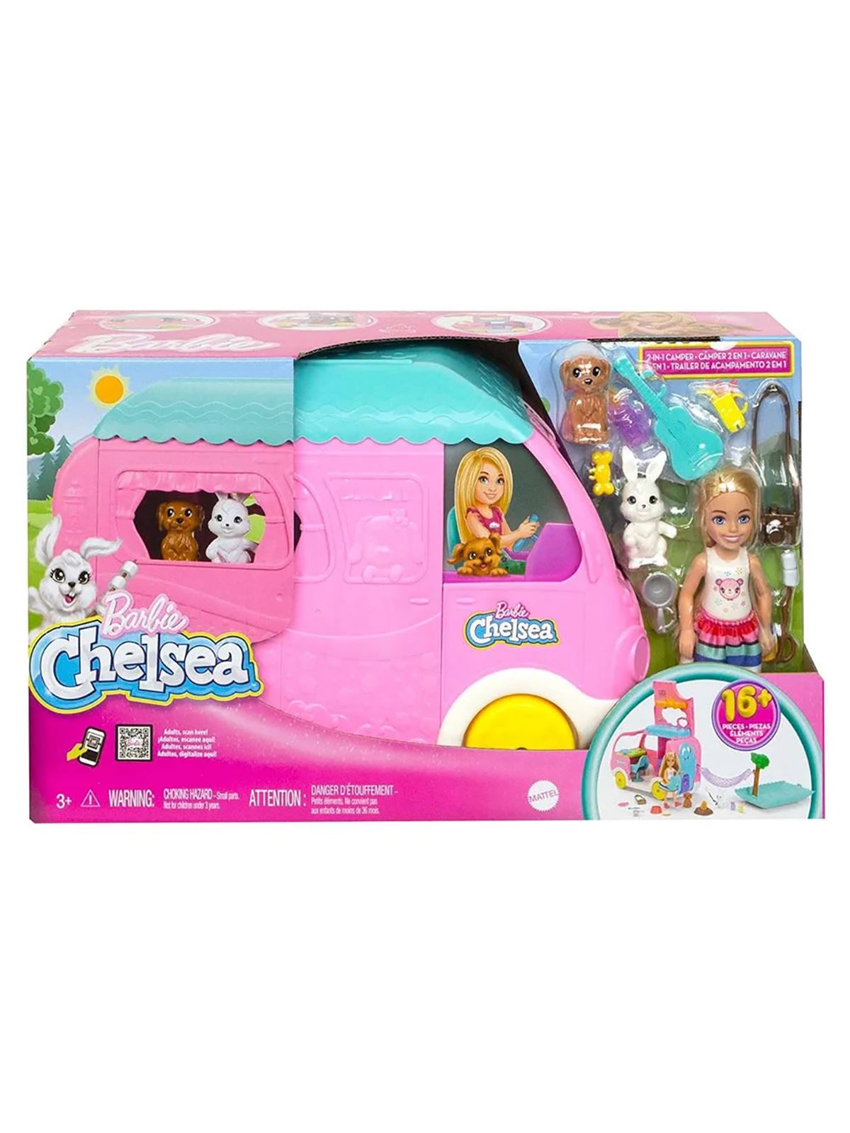 Barbie Chelsea'nin Yeni Karavanı Pembe