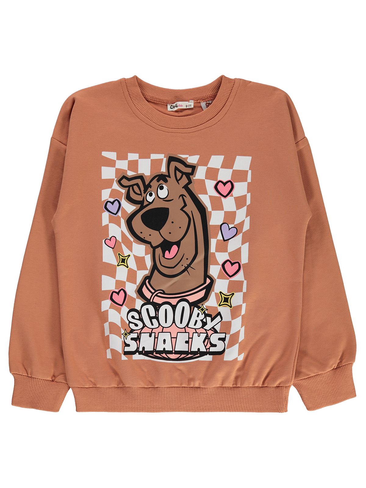 Scooby Doo Kız Çocuk Sweatshirt 6-9 Yaş İtalyan Kili