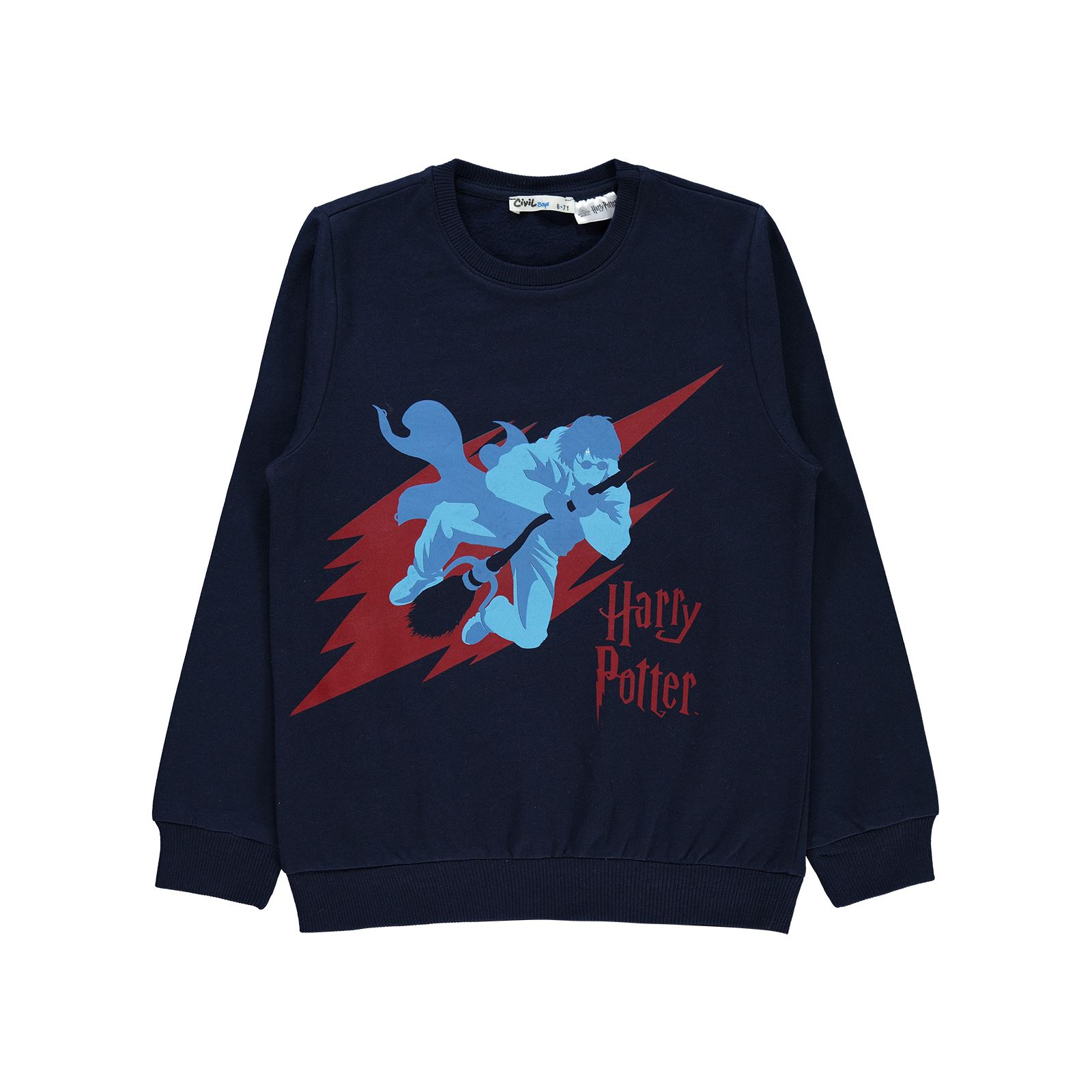 Harry Potter Erkek Çocuk Sweatshirt 6-9 Yaş Lacivert 
