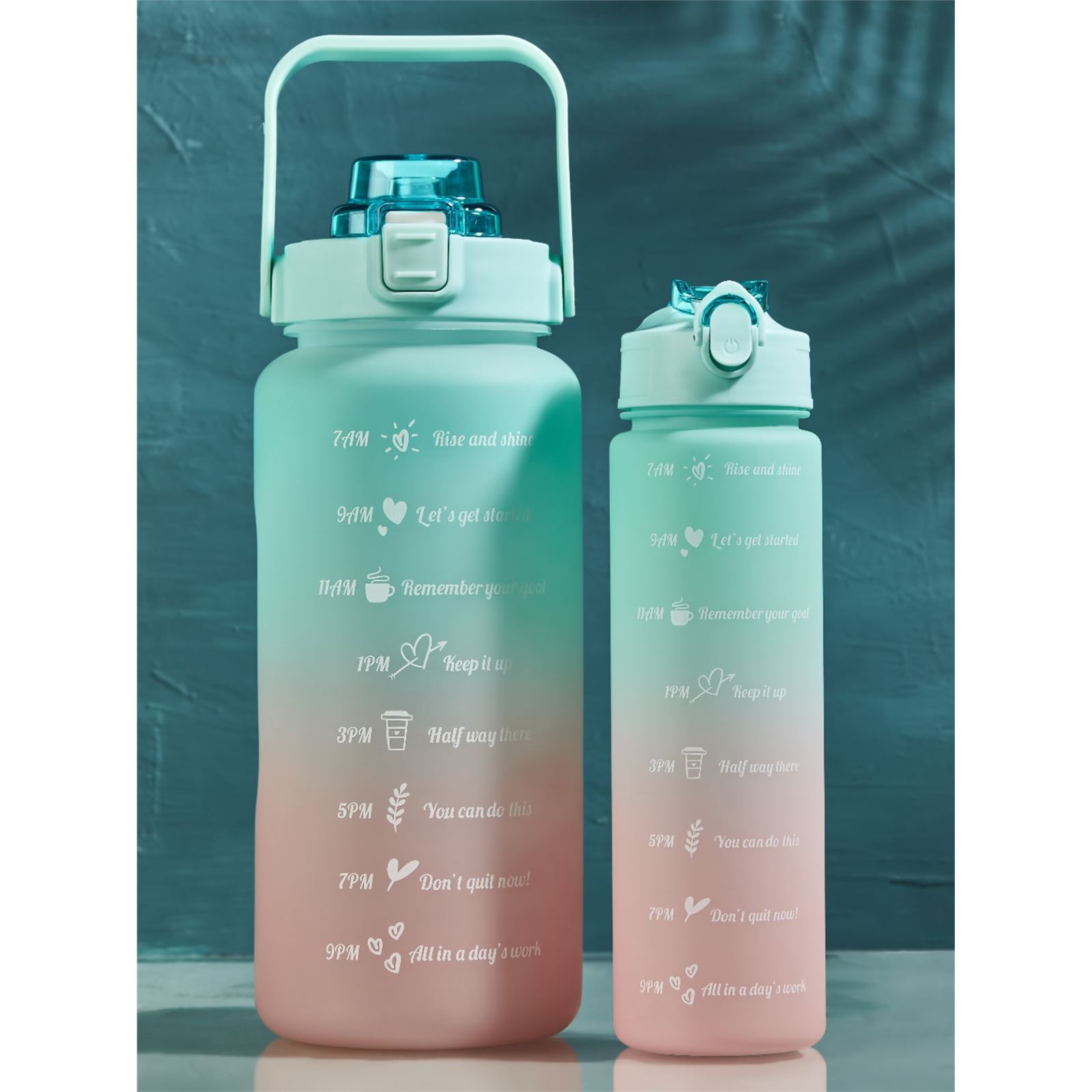 Walke Premium Bottle Motivasyonel Tritan Su Matarası 2.2 L 
