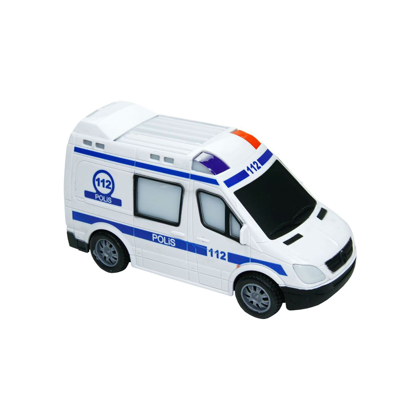 Vardem Oyuncak Sesli Ve Işıklı Polis Arabası Beyaz
