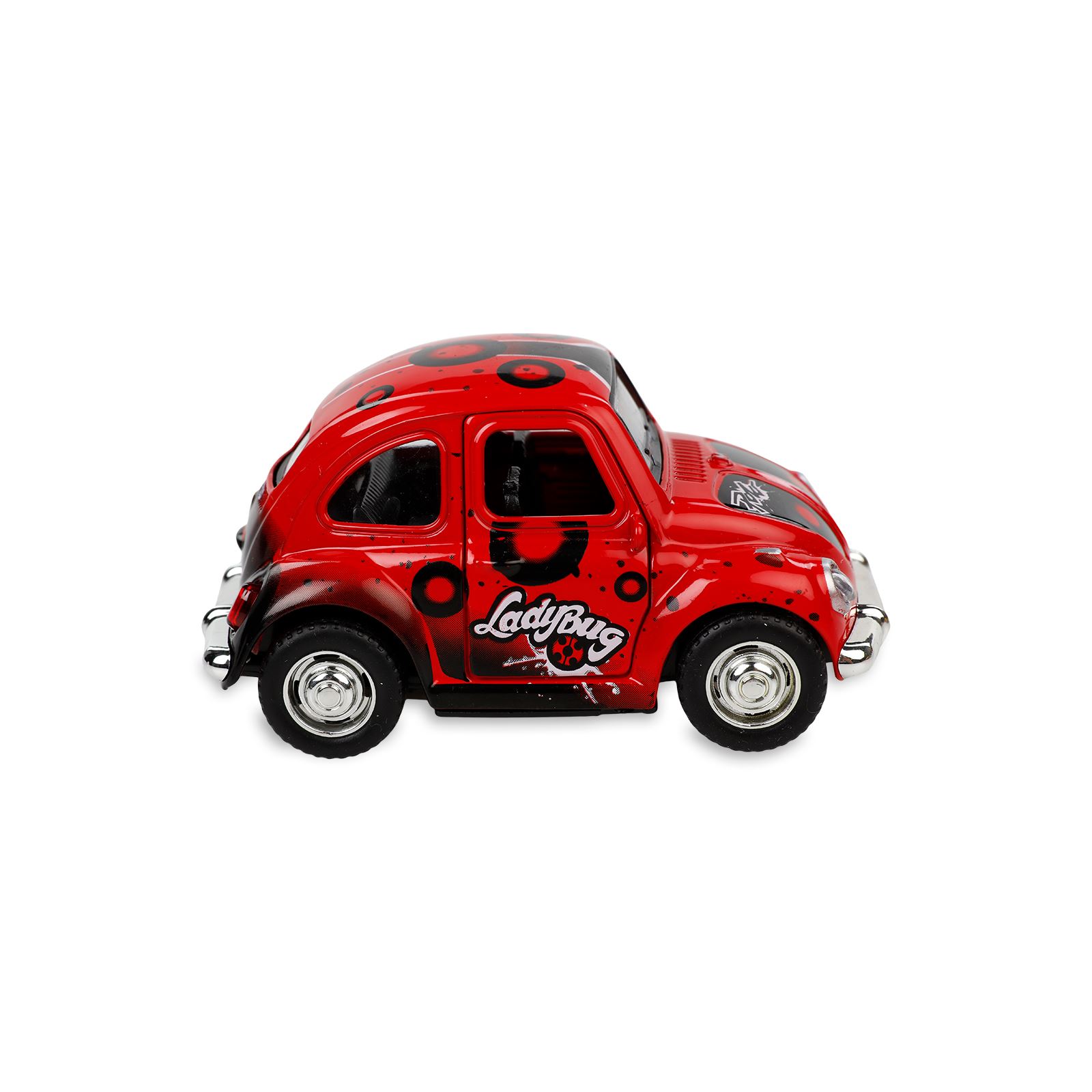 Vardem Oyuncak Çek Bırak Kaplumbağa Desenli Araba Kırmızı