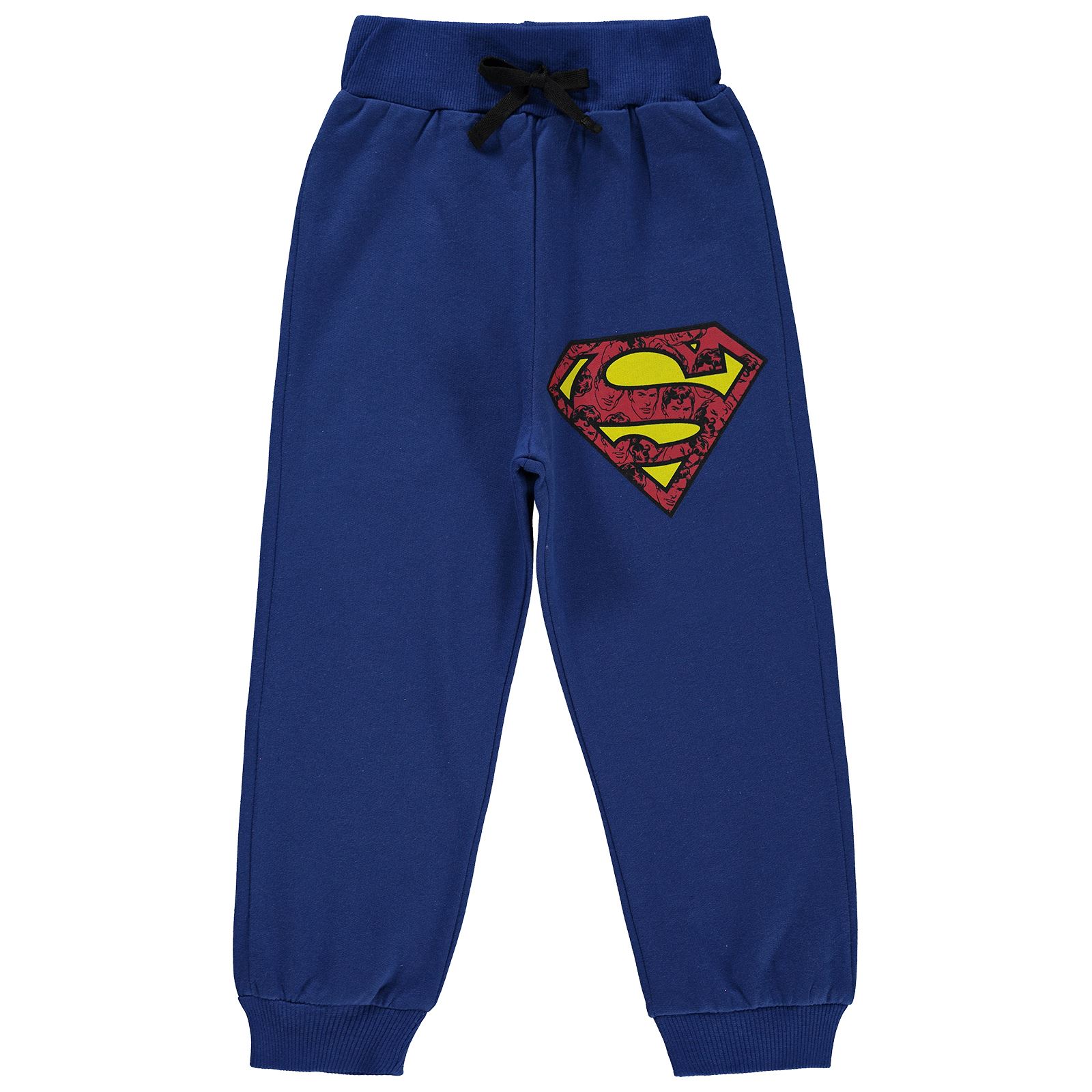 Superman Erkek Çocuk Eşofman Altı 2-5 Yaş Saks Mavisi