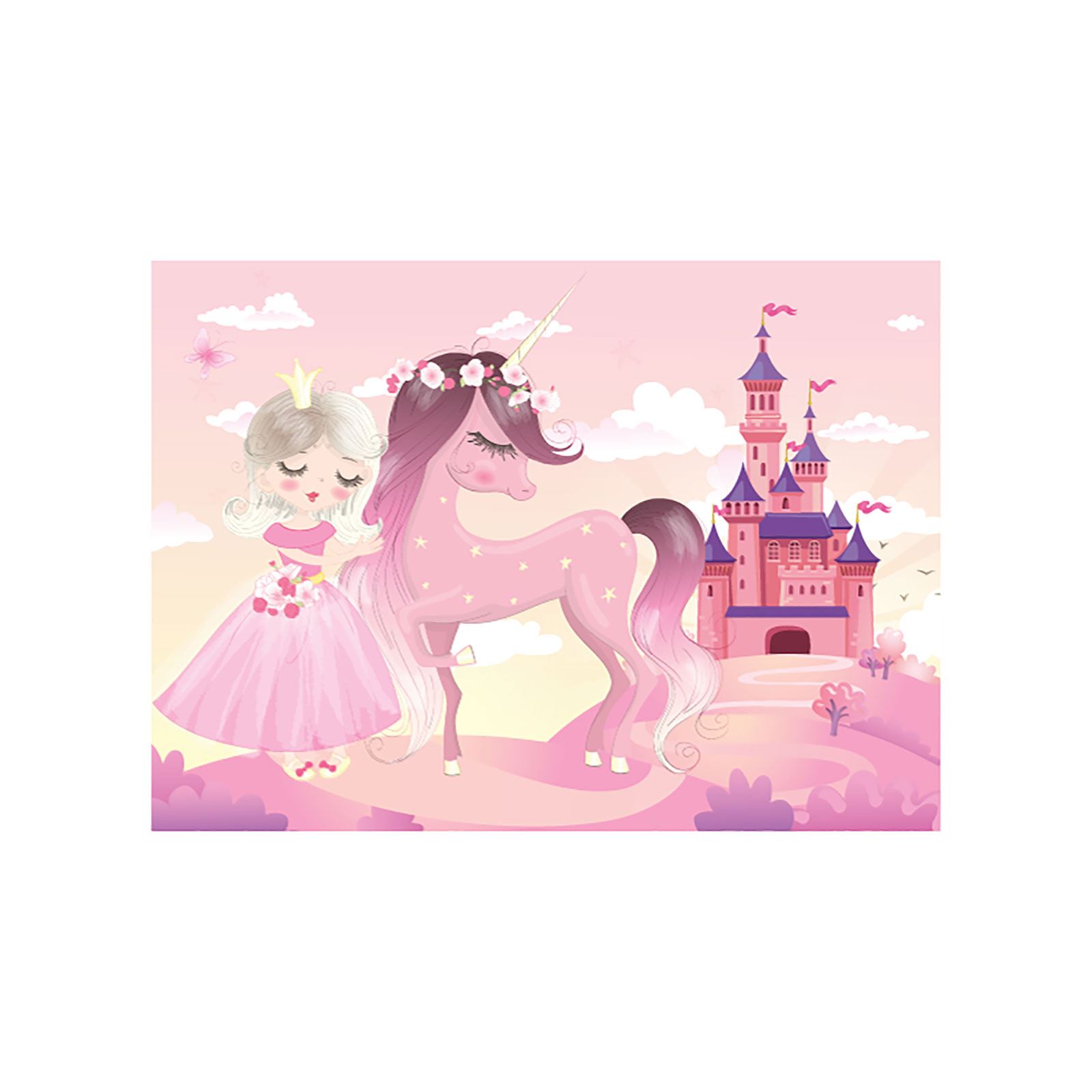 Neverland Puzzle Sevimli Prenses Puzzle 24 Parça Renkli