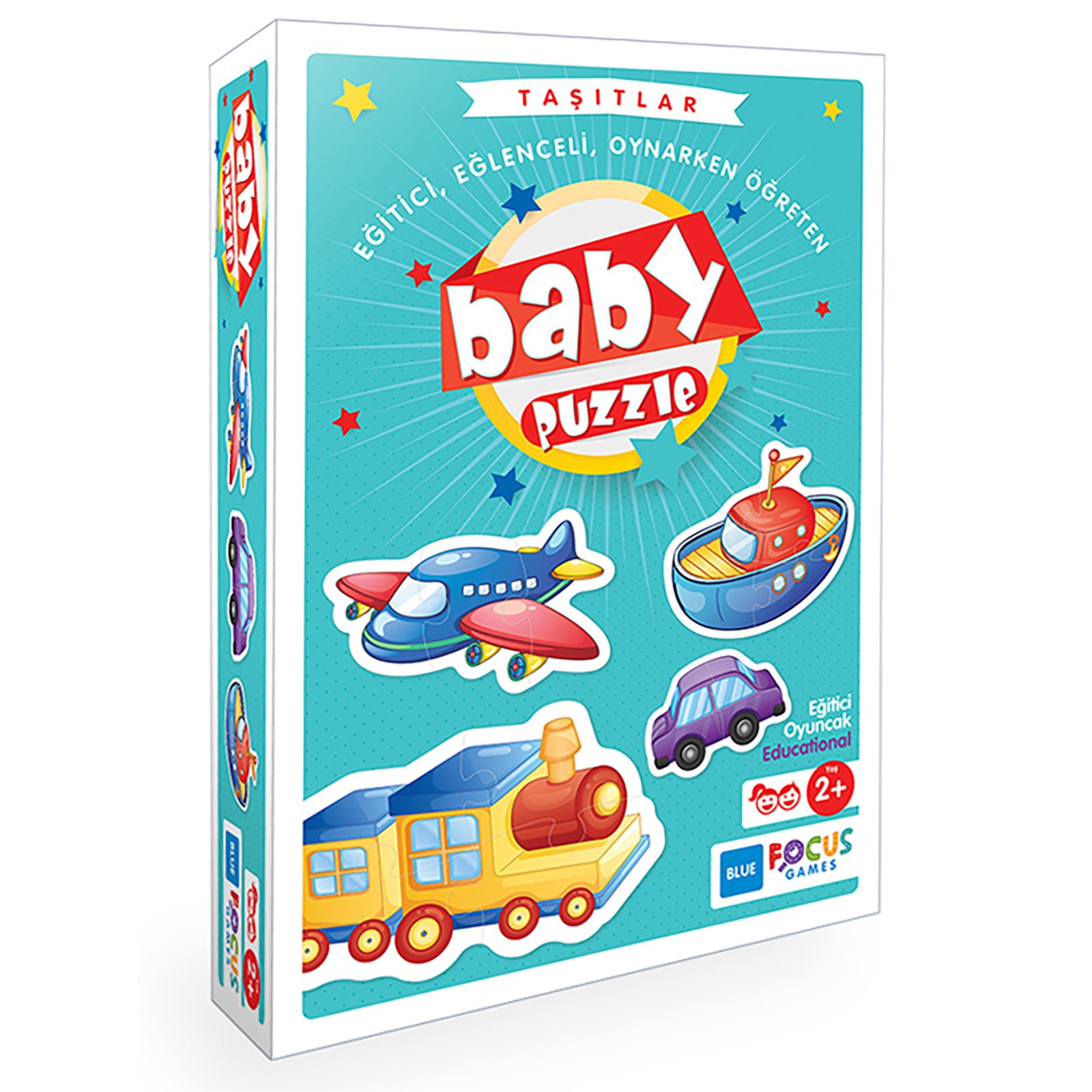 Focus Games Baby Taşıtlar Puzzle Renkli