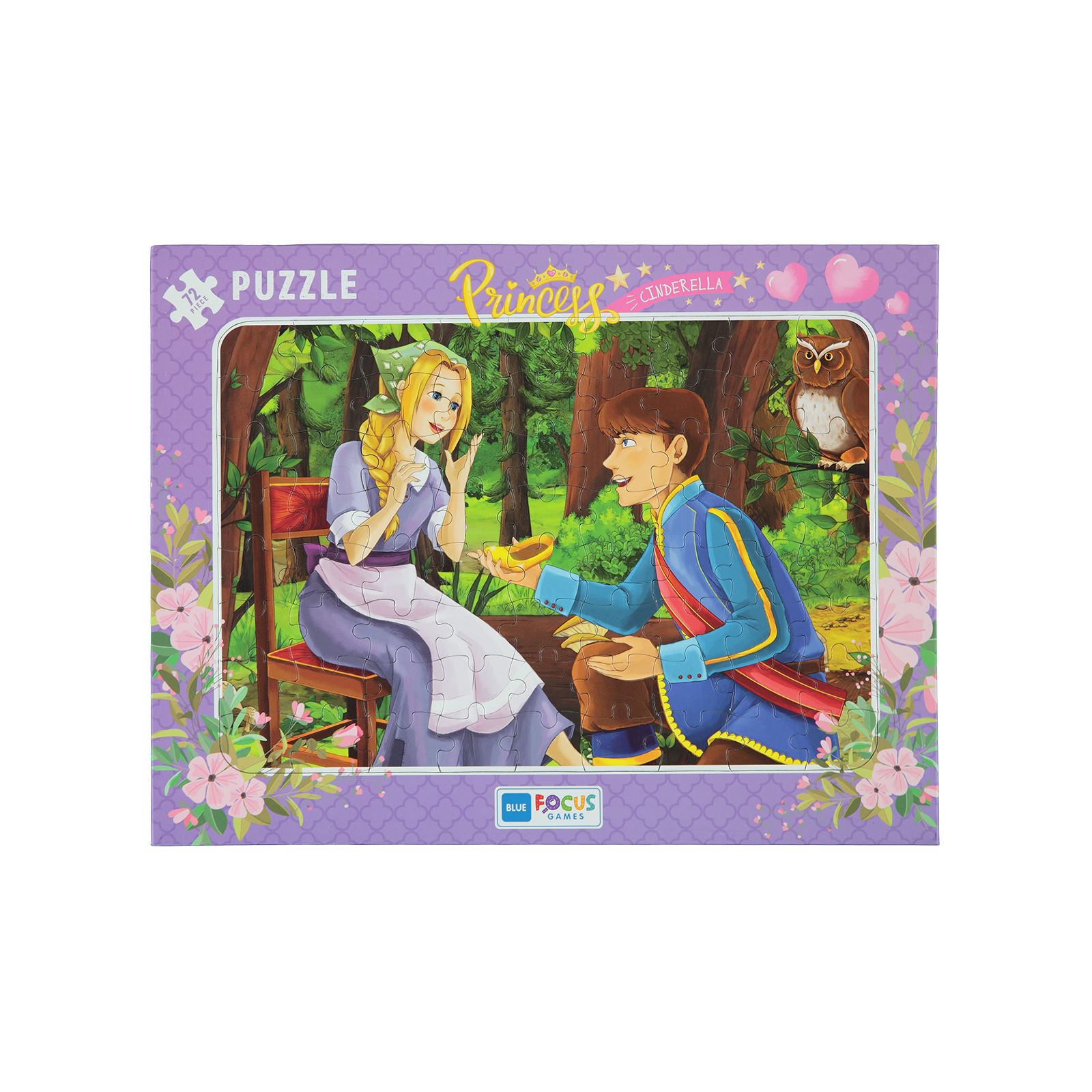 Focus Games Cinderella Puzzle 72 Parça Renkli