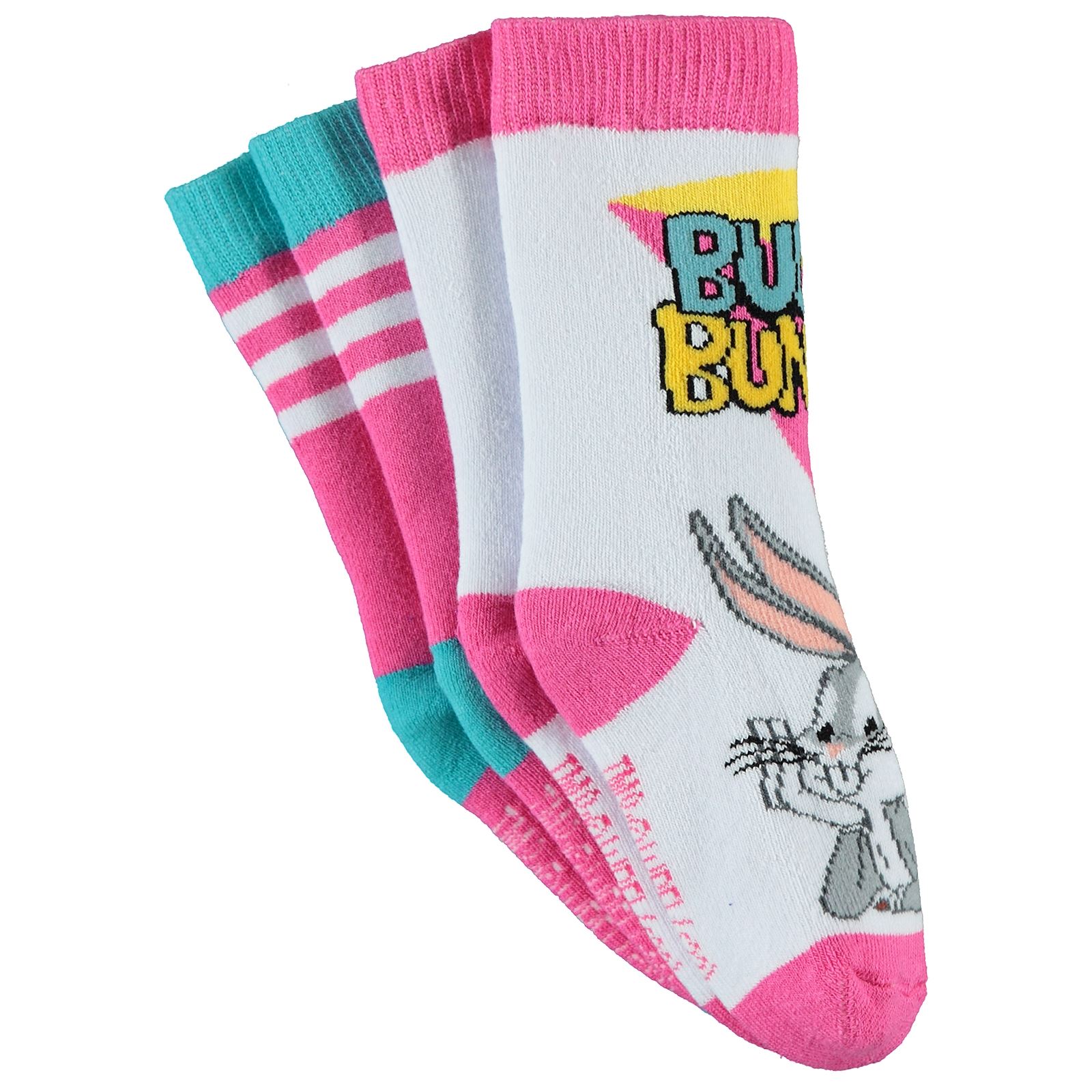 Bugs Bunny Kız Çocuk Havlu Soket Çorap 3-11 Yaş Standart