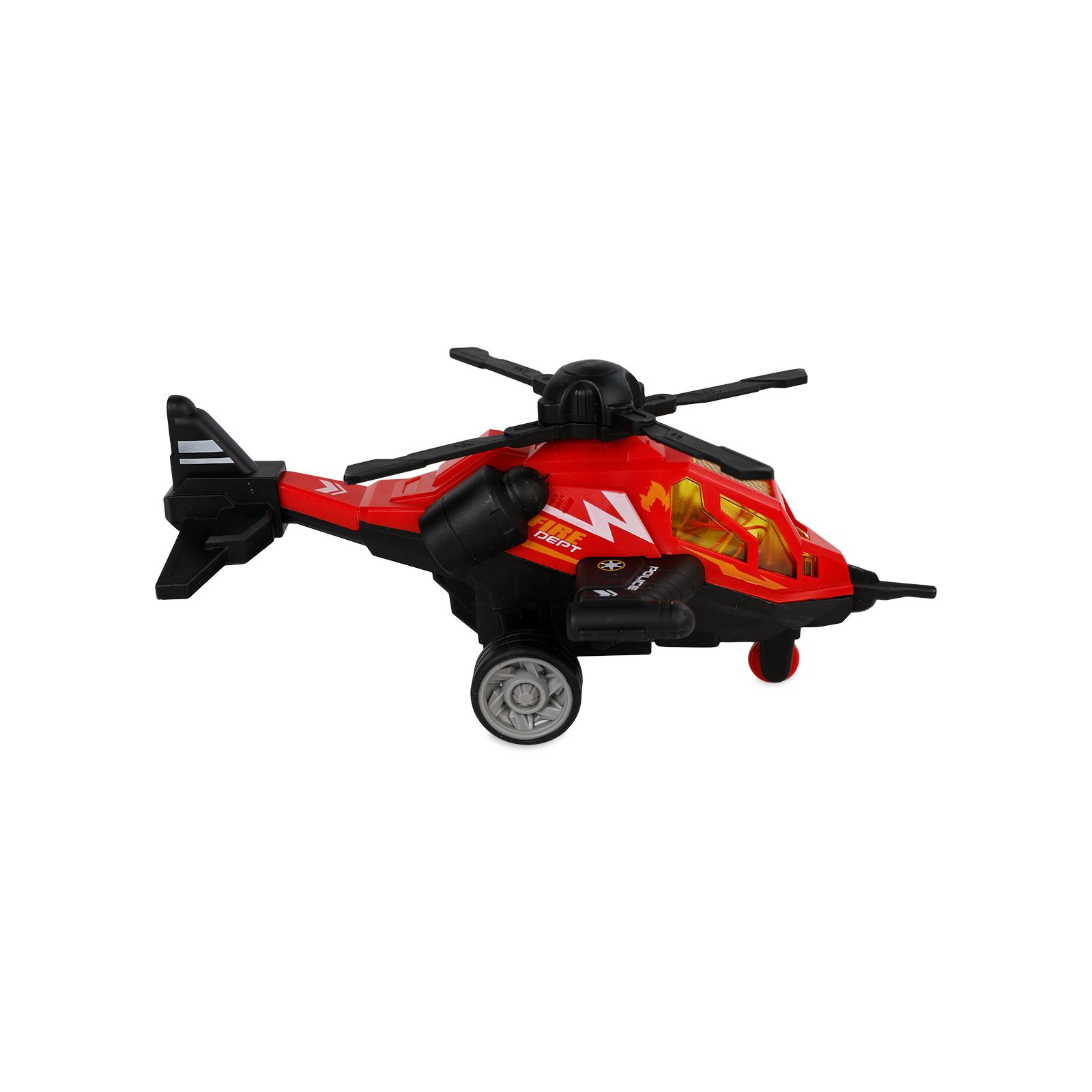 Canem Oyuncak Displayde Sesli Işıklı Helikopter Kırmızı