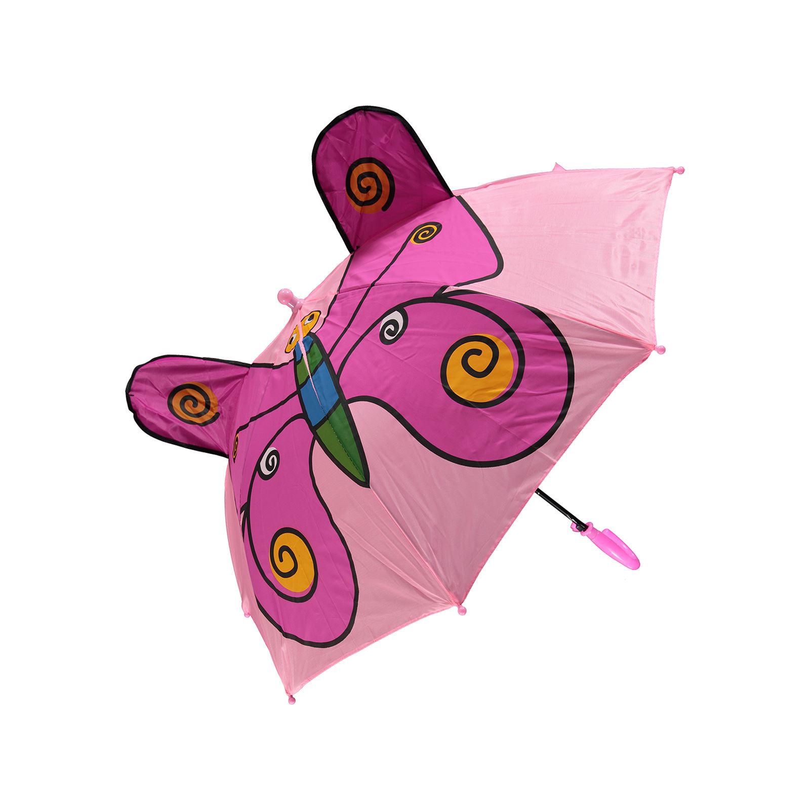 Rain Walker Kelebek Şemsiye Pembe
