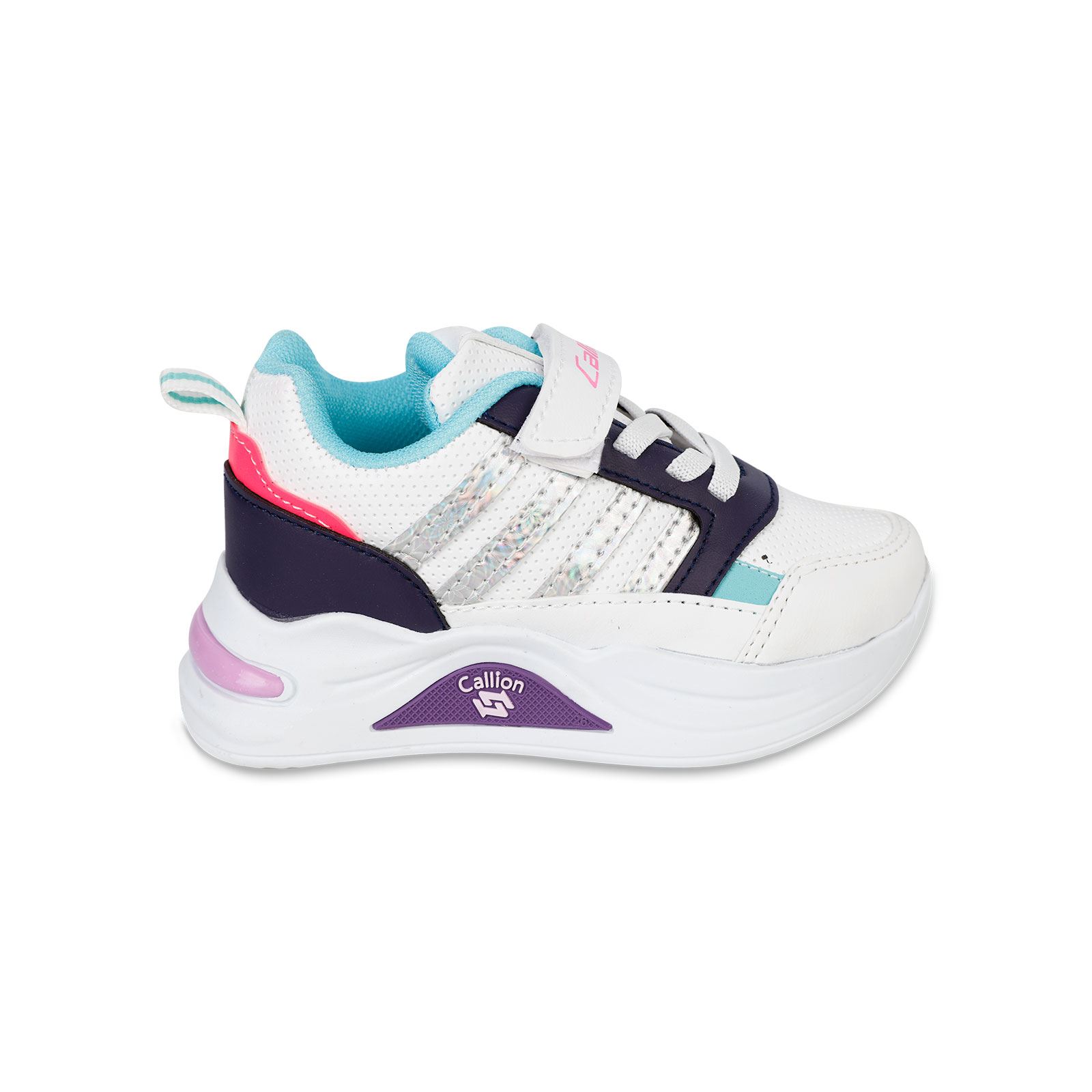 Callion Kız Çocuk Spor Ayakkabı 31-35 Numara Beyaz-Mor