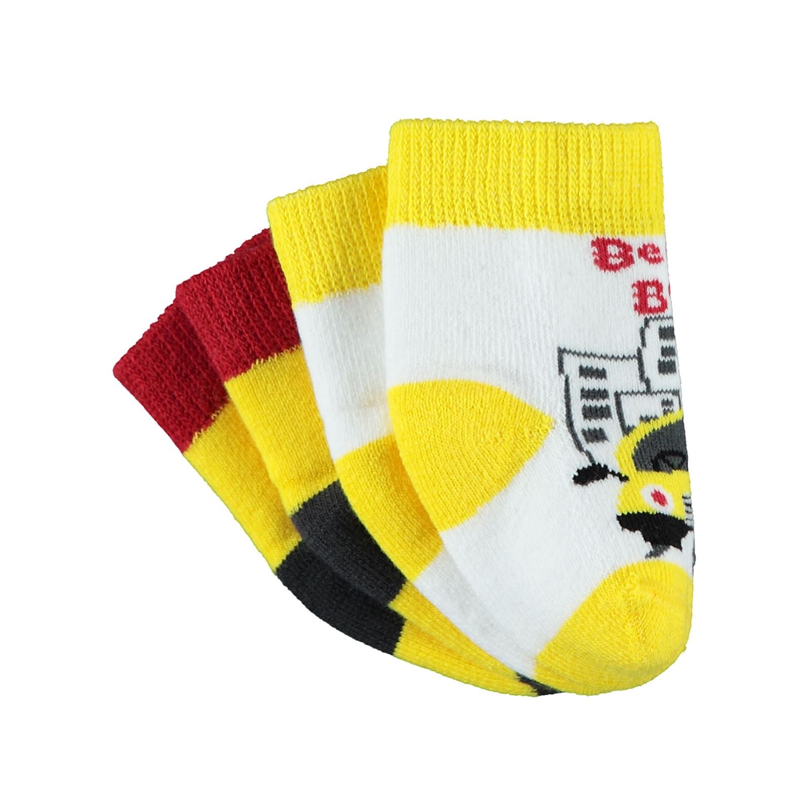 Civil Baby Erkek Bebek 2'li Havlu Çorap Set 6-18 Ay Sarı