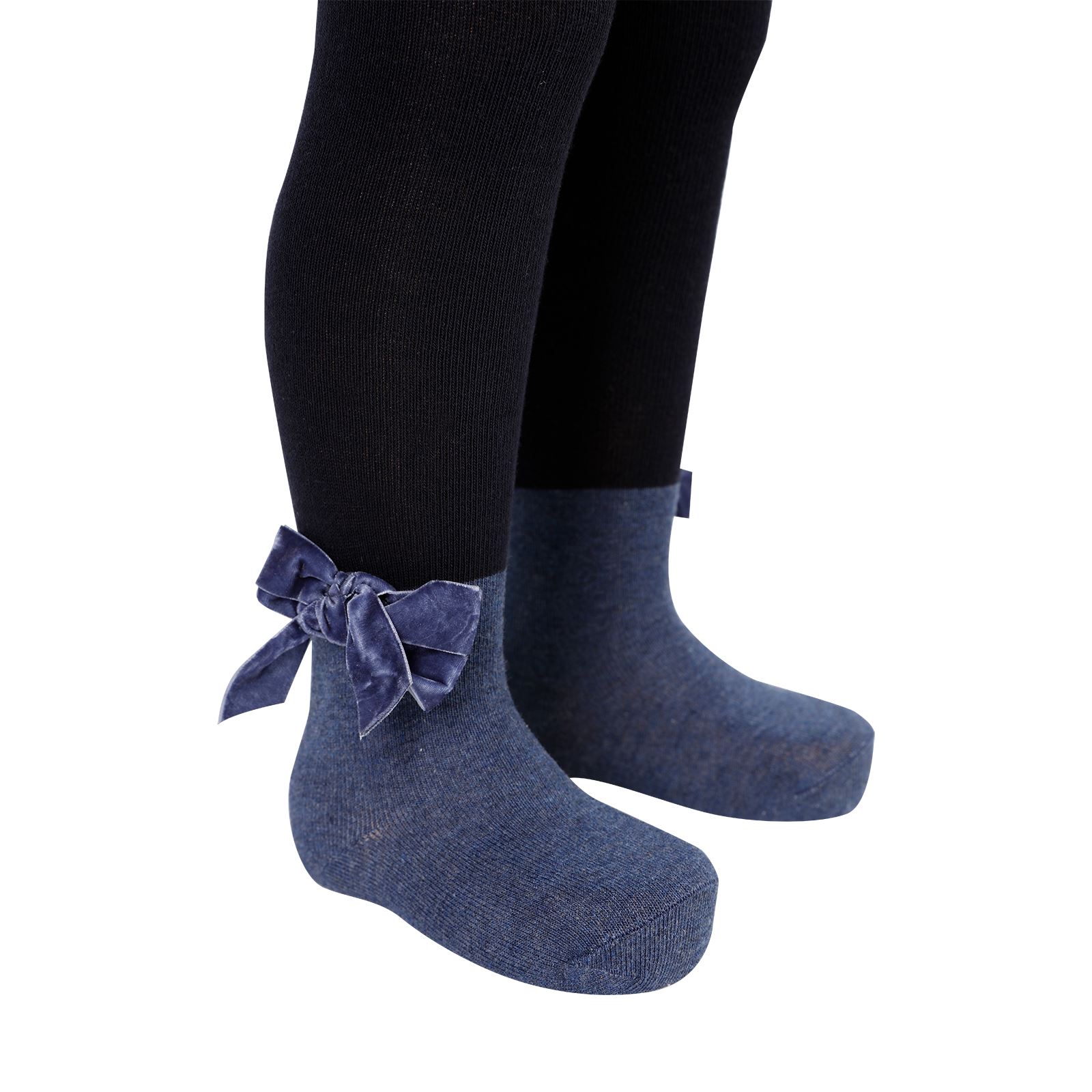 Katamino Kız Çocuk Taçlı  Külotlu Çorap 1-9 Yaş  Lacivert