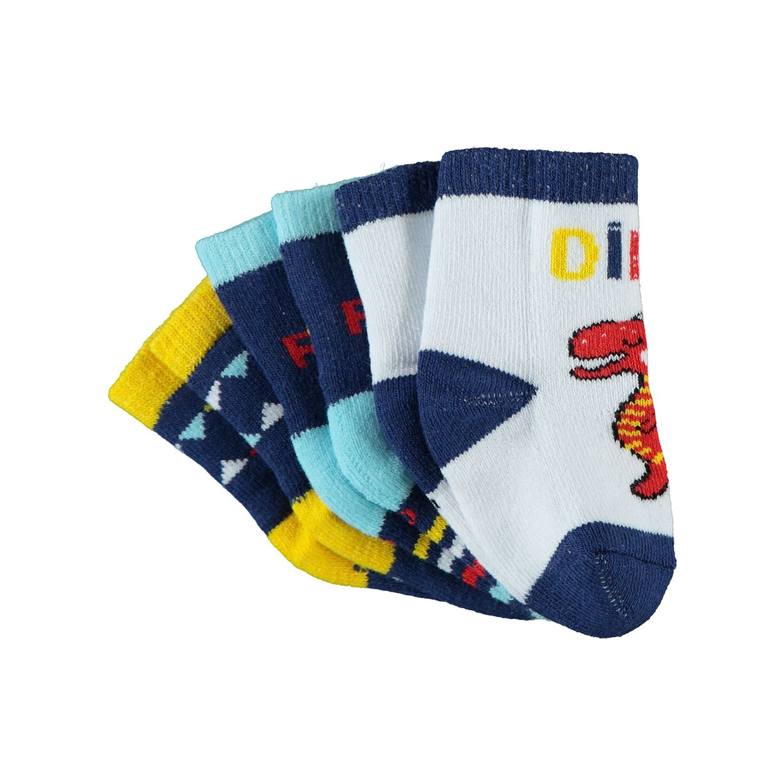 Civil Baby Erkek Bebek 3'lü Havlu Set Çorap 6-18 Ay İndigo