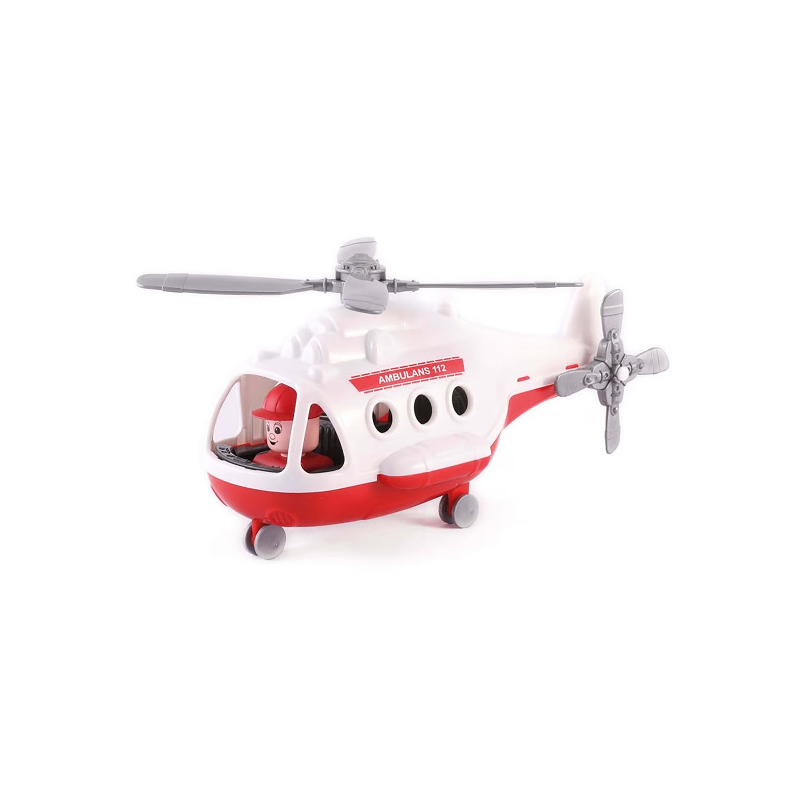 Polesie Alfa Ambulans Helikopter Kırmızı