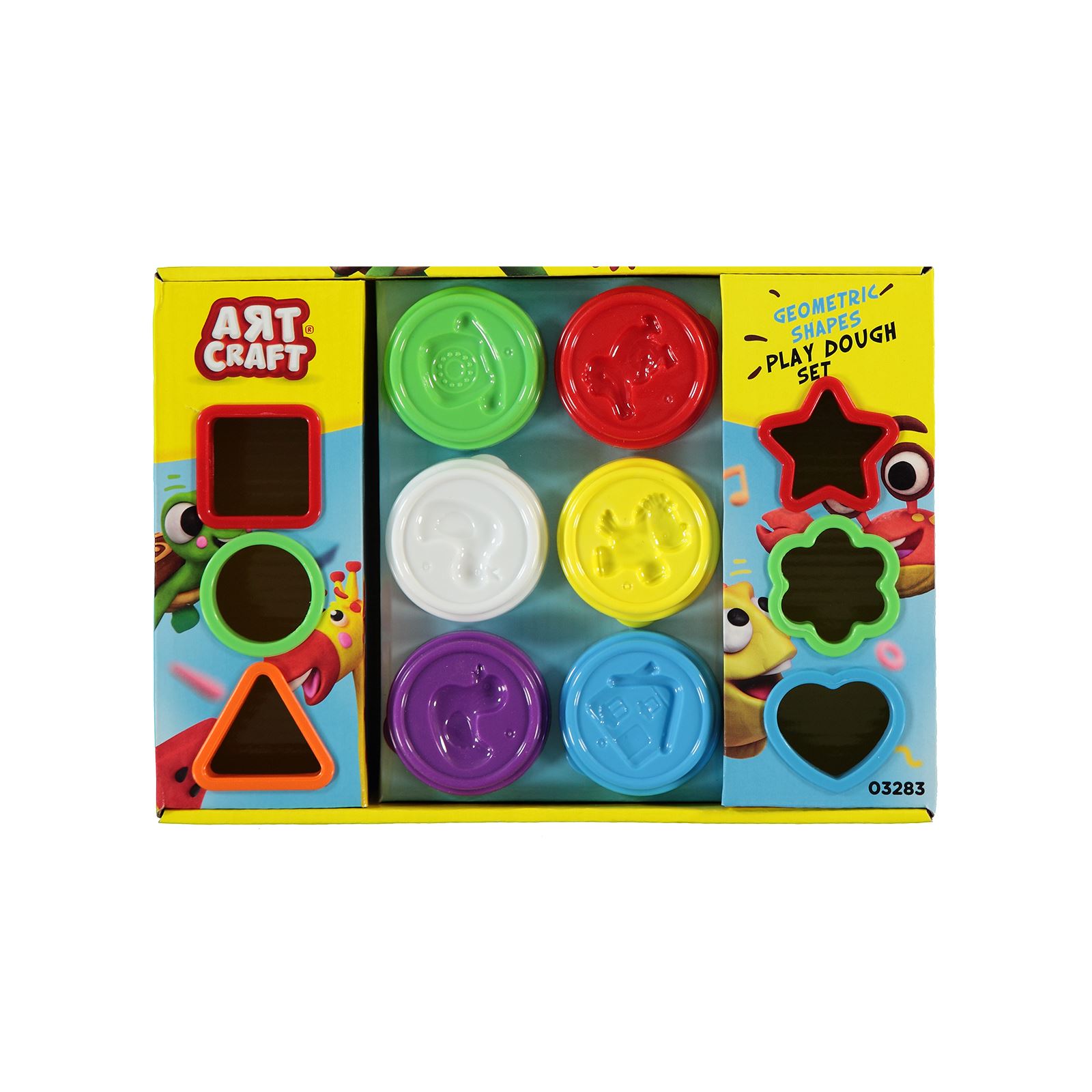 Art Craft Geometrik Şekiller Oyun Hamur Seti Renkli