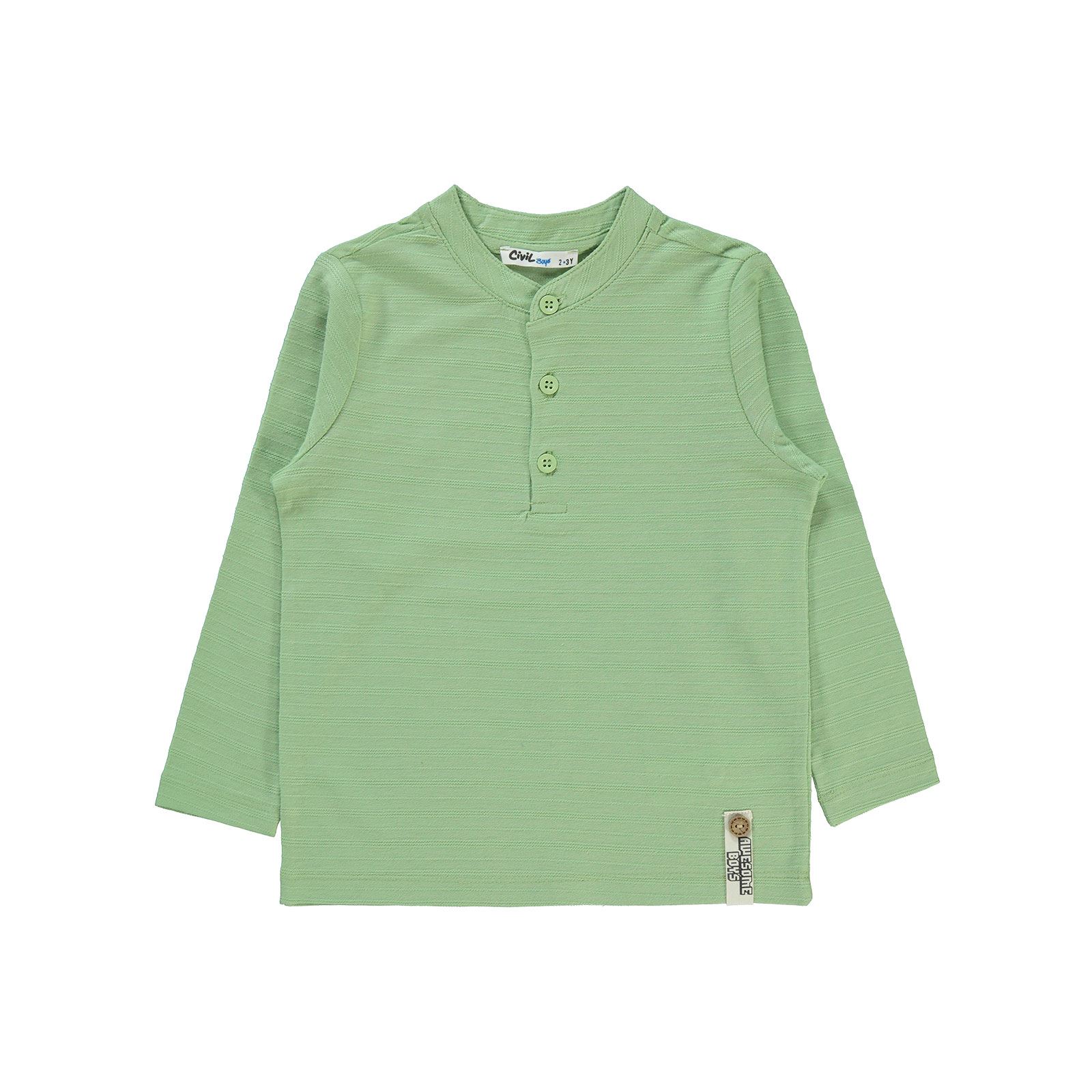 Civil Boys Erkek Çocuk Sweatshirt 2-5 Yaş Soft Yeşil