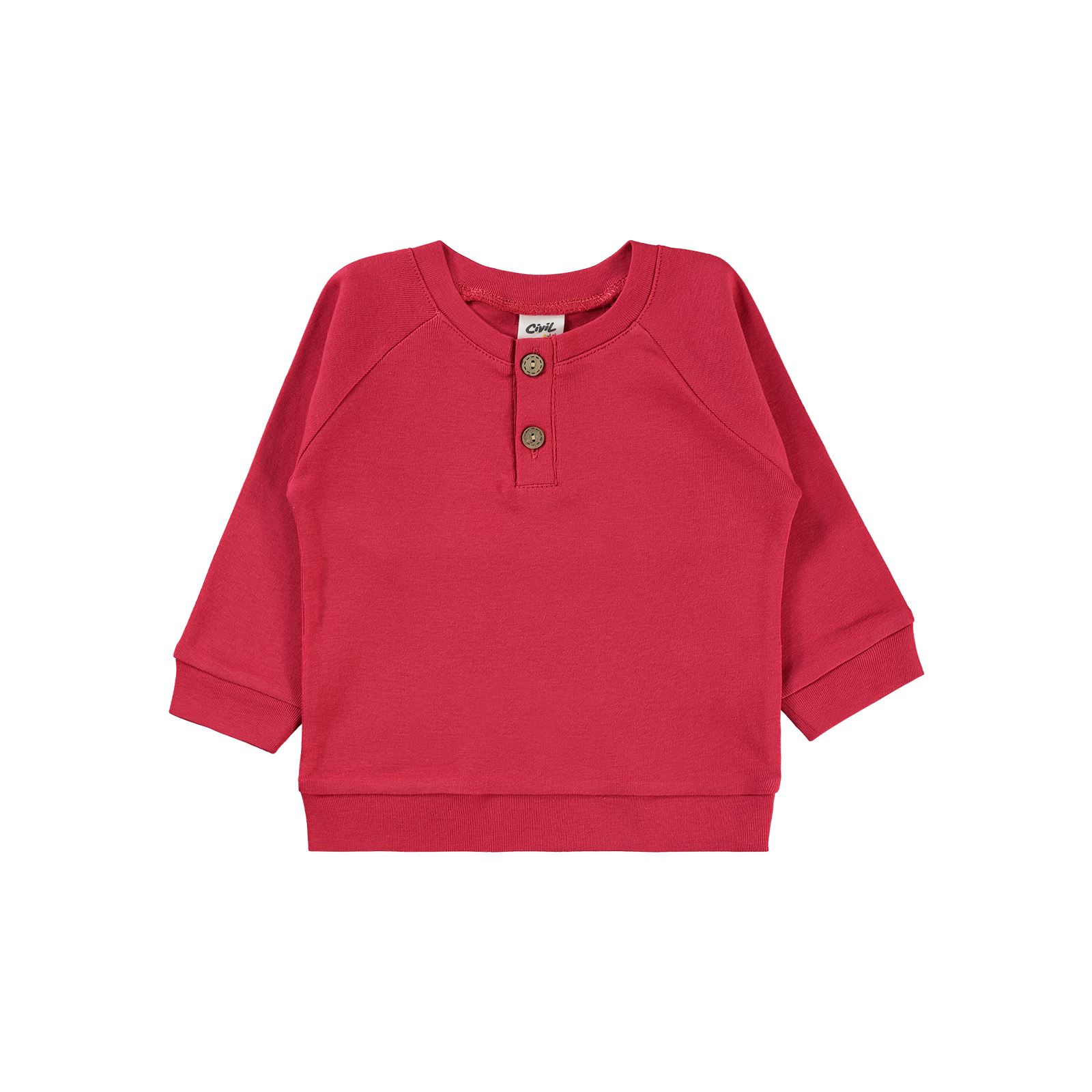 Civil Baby Bebek Sweatshirt 6-18 Ay Kırmızı