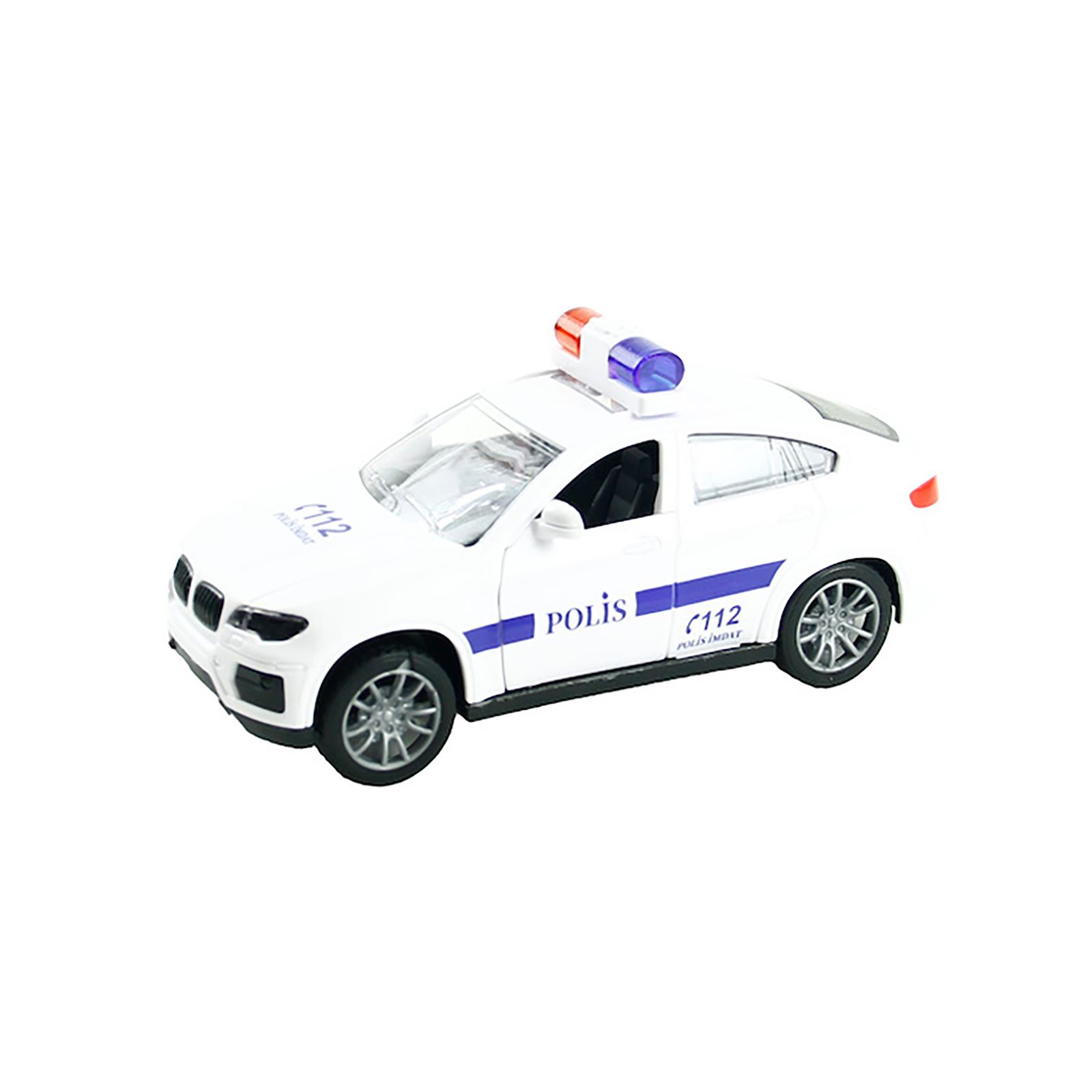 Vardem Sürtmeli Polis Arabası Beyaz