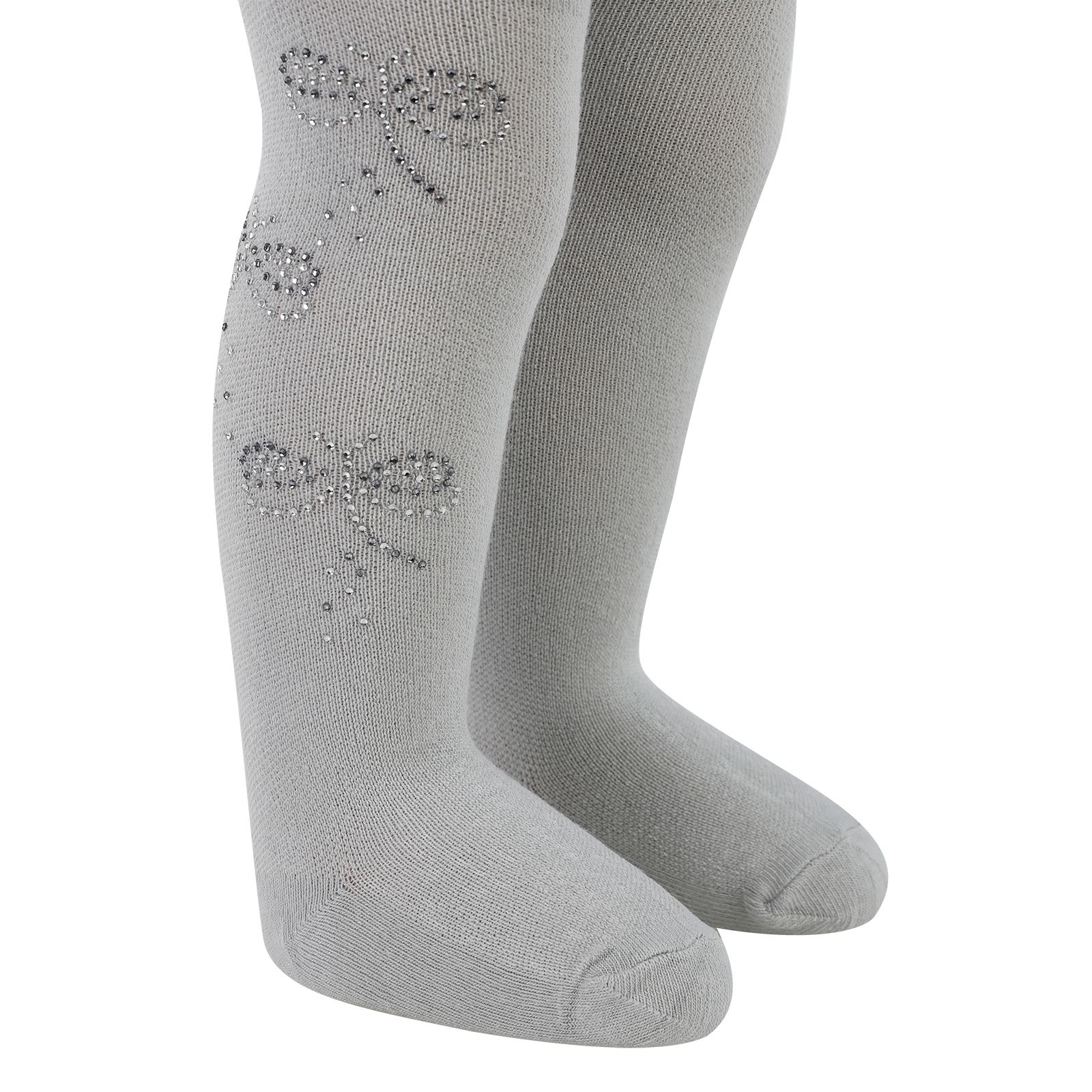 Katamino Kız Bebek Külotlu Çorap 0-12 Ay Gri