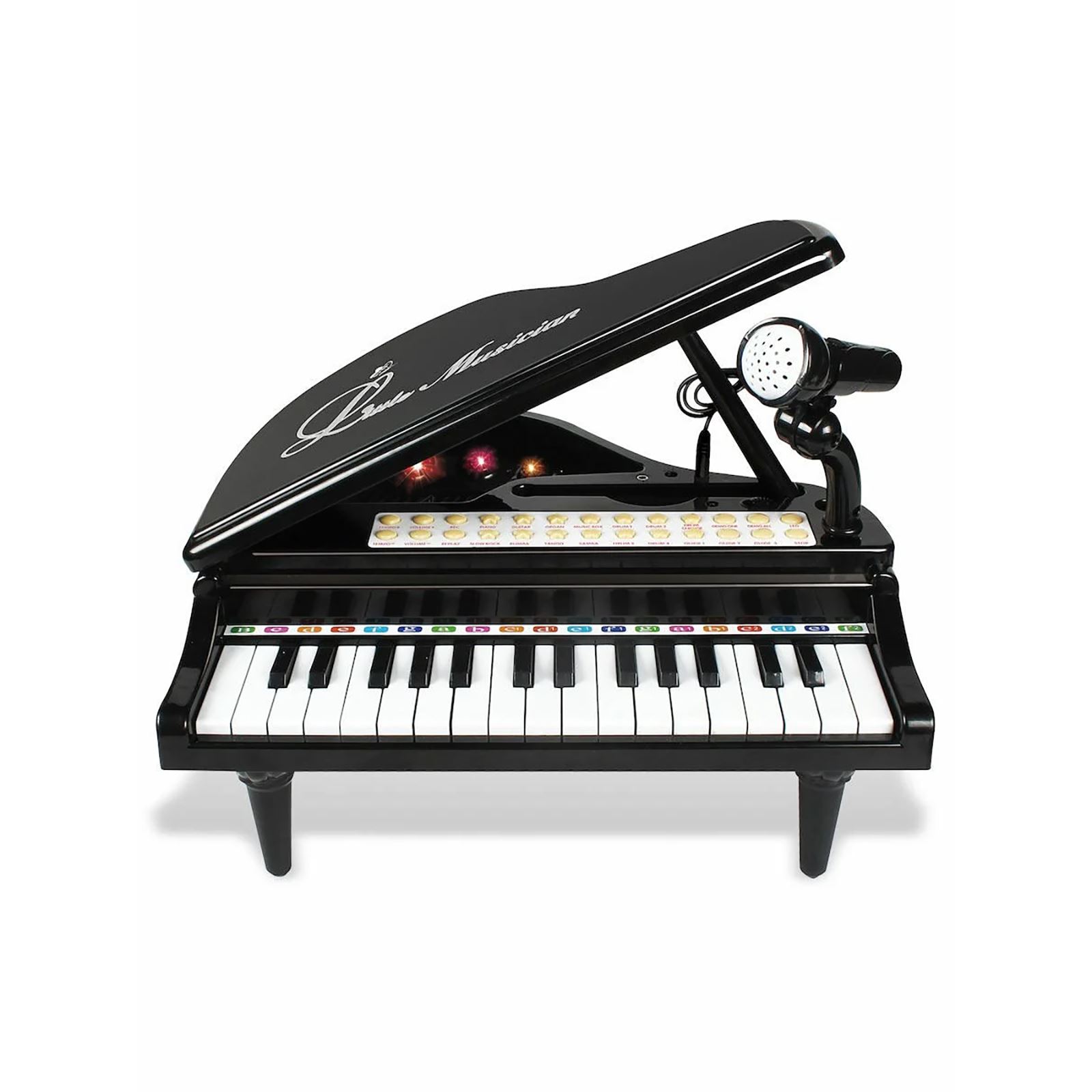 Vardem 31 Tuşlu Entegre Mikrofonlu Mp3 Çalarlı Piyano Siyah
