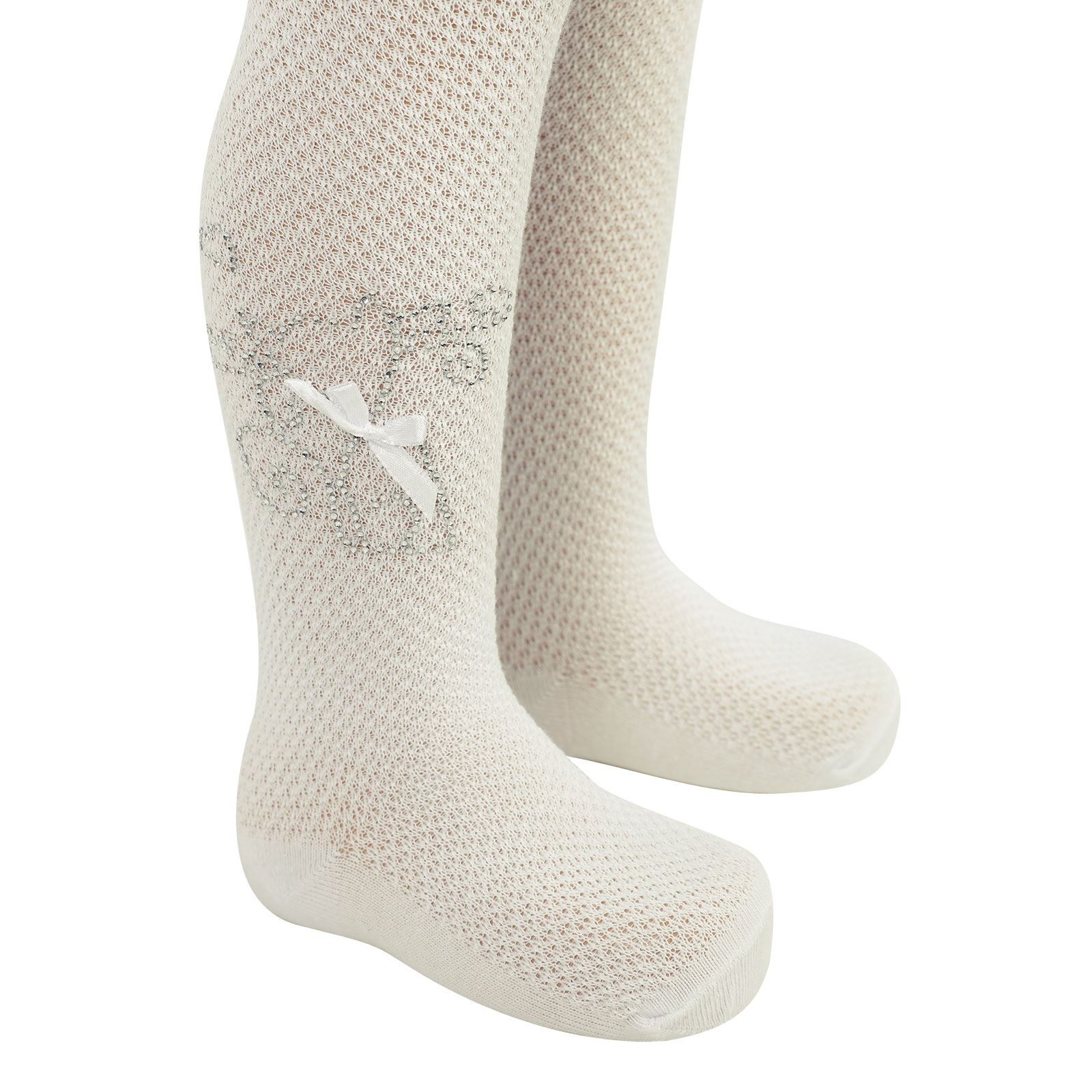 Katamino Kız Çocuk Külotlu Çorap Krem