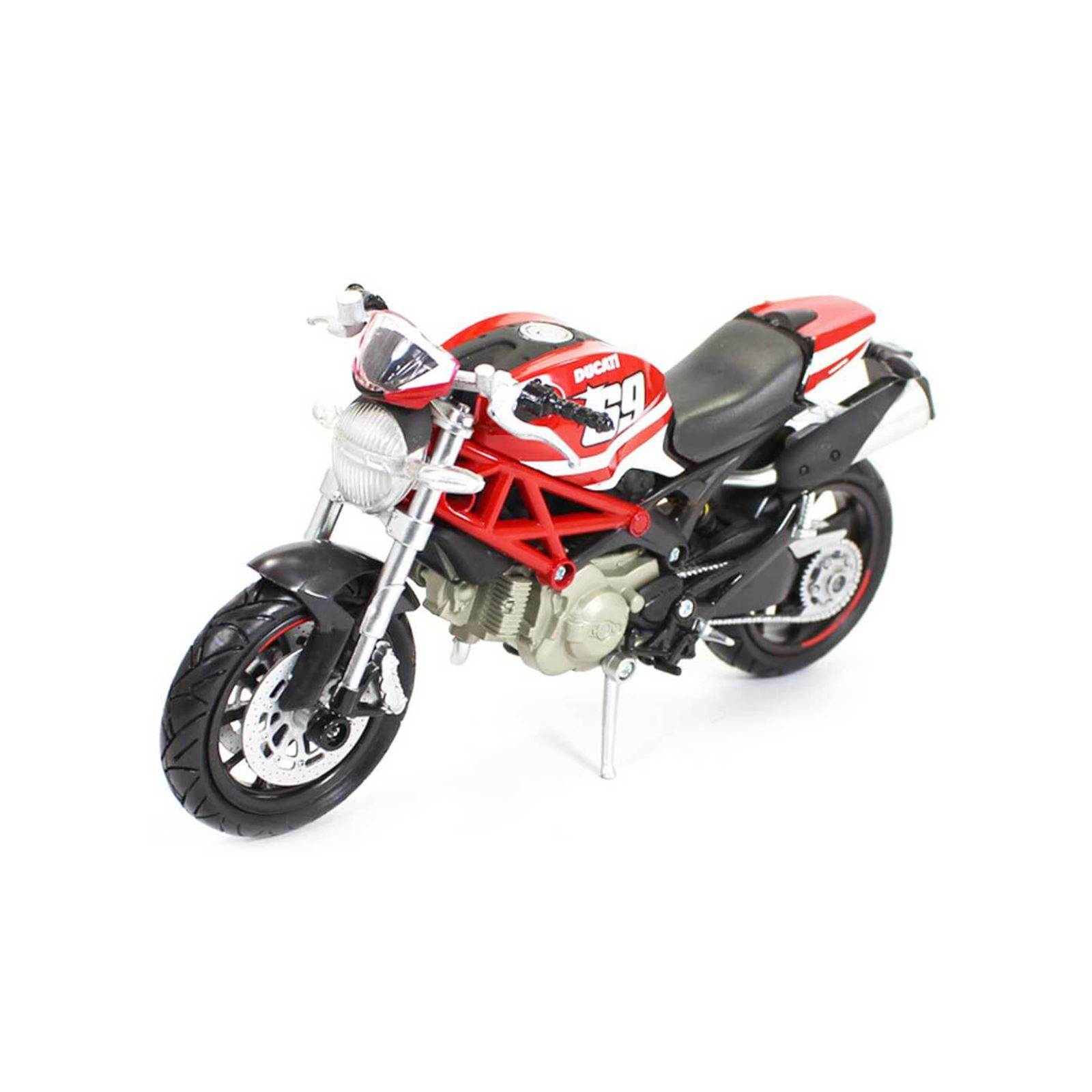 Newray 1:12 Ducati Monster 796 N.69 Model Motor Kırmızı