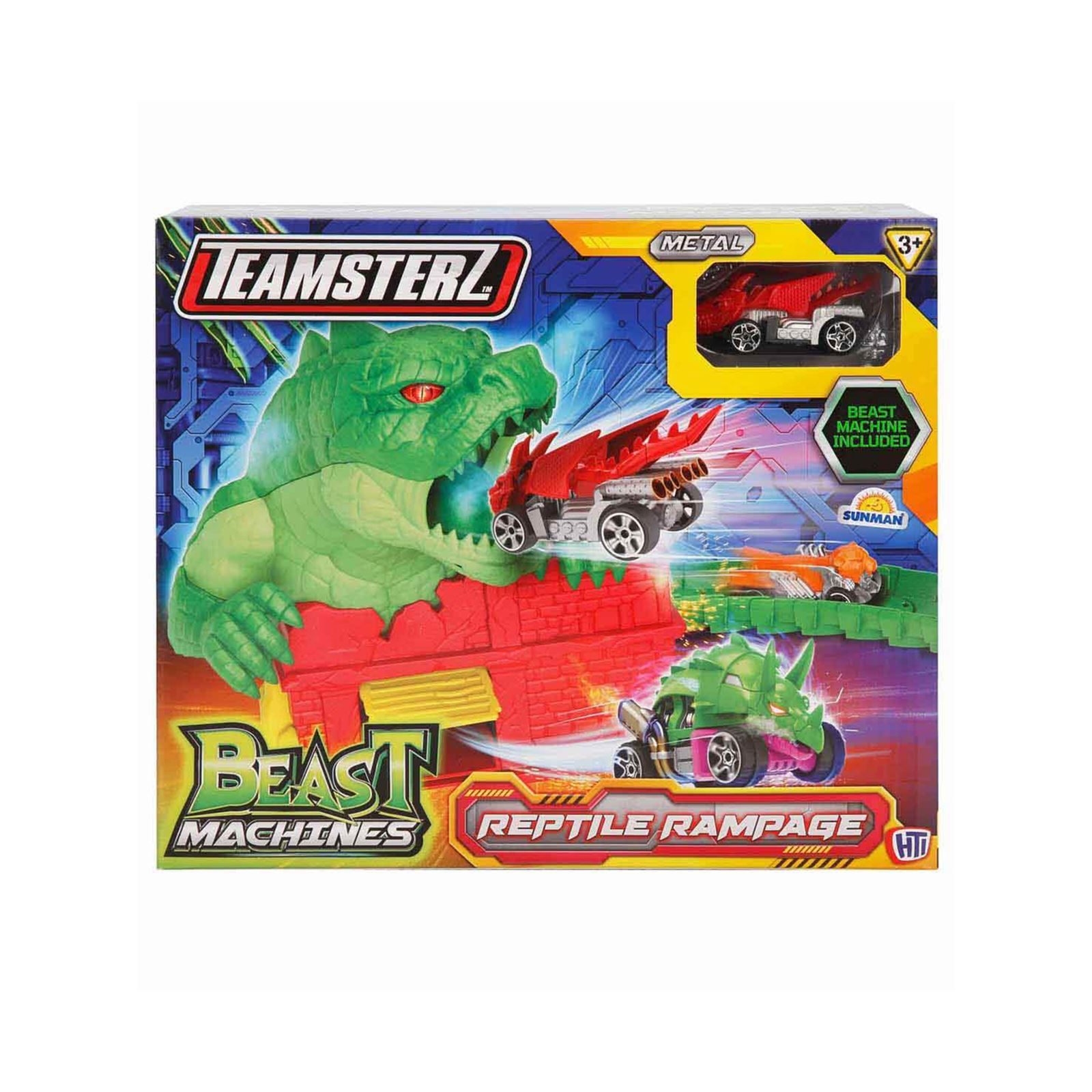 Teamsterz Reptile Rampage Oyun Seti Renkli