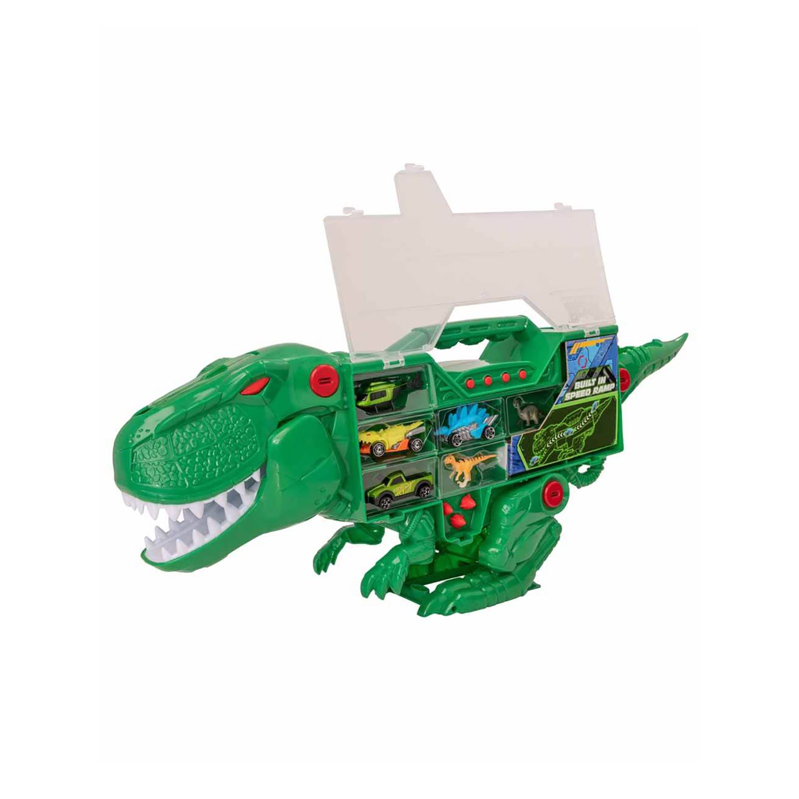 Teamsterz Sesli Ve Işıklı T Rex Transporter Oyun Seti Yeşil