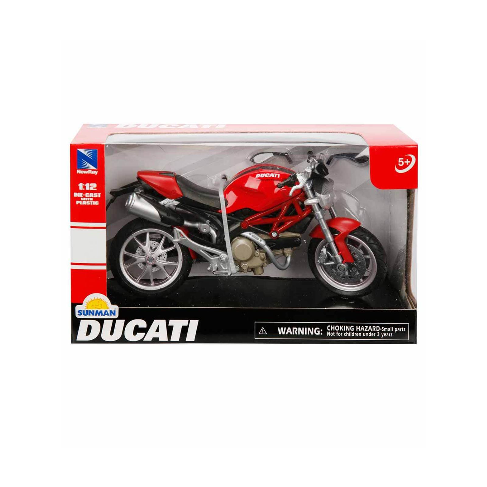 Newray 1:12 Ducati Monster 1100 Motor Kırmızı