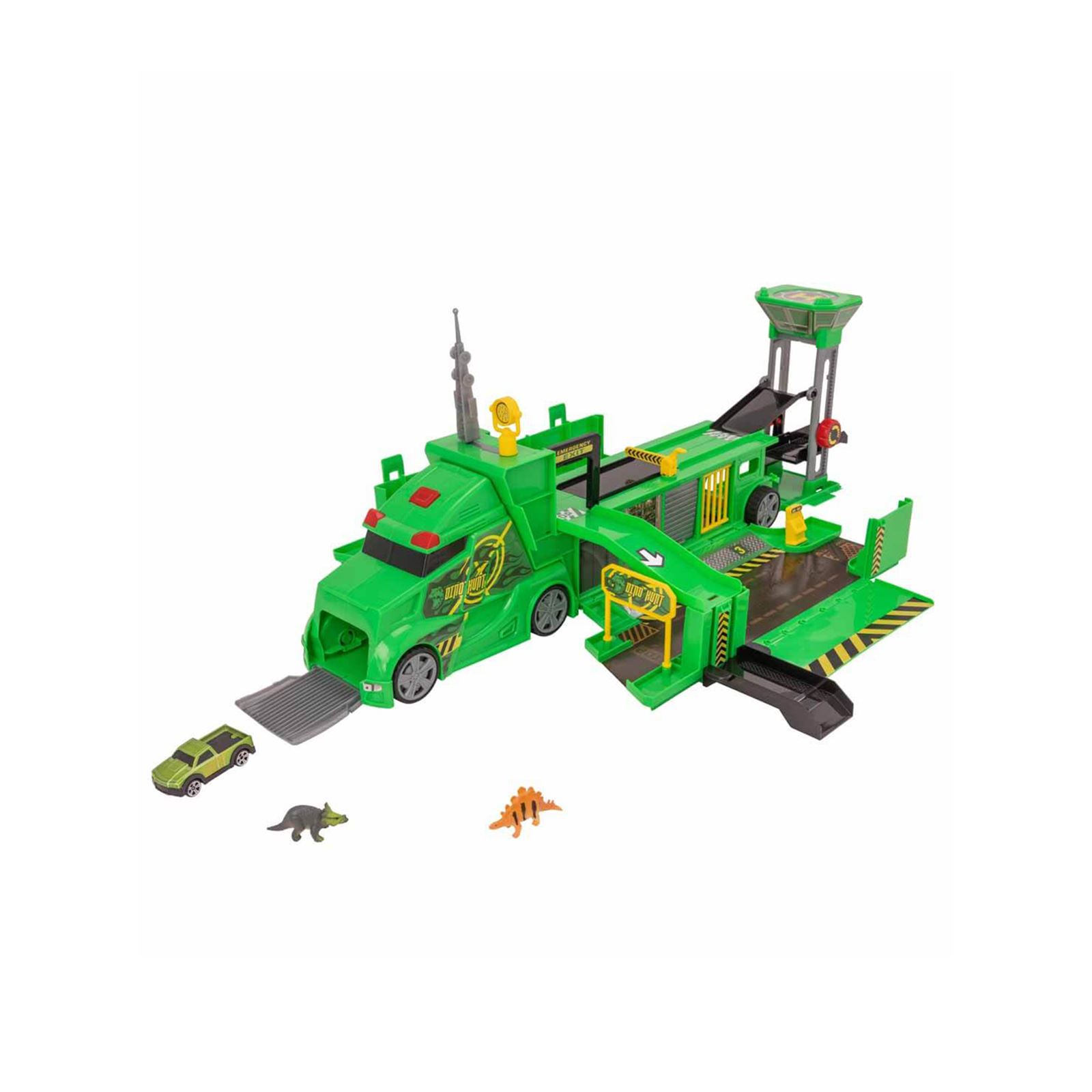 Teamsterz Sesli ve Işıklı Dino Command Truck Oyun Seti Yeşil