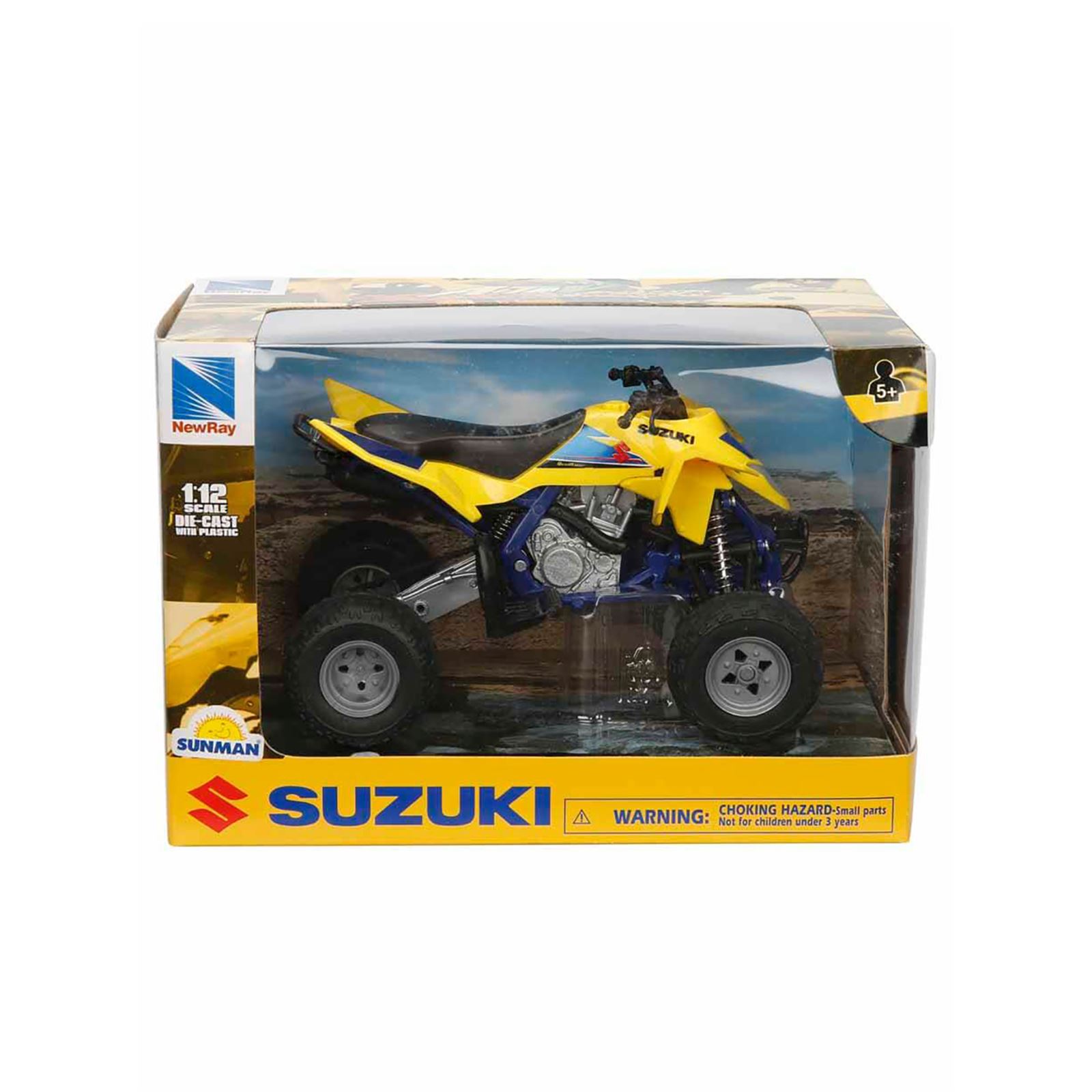 Newray 1:12 Suzuki Quadracer R450 Motor Sarı