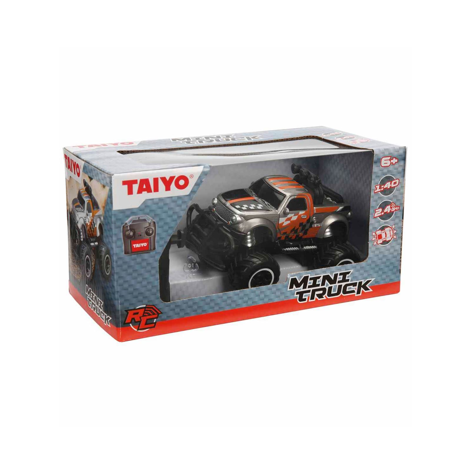 Taiyo 1:40 Mini Truck Uzaktan Kumandalı Araba Gri