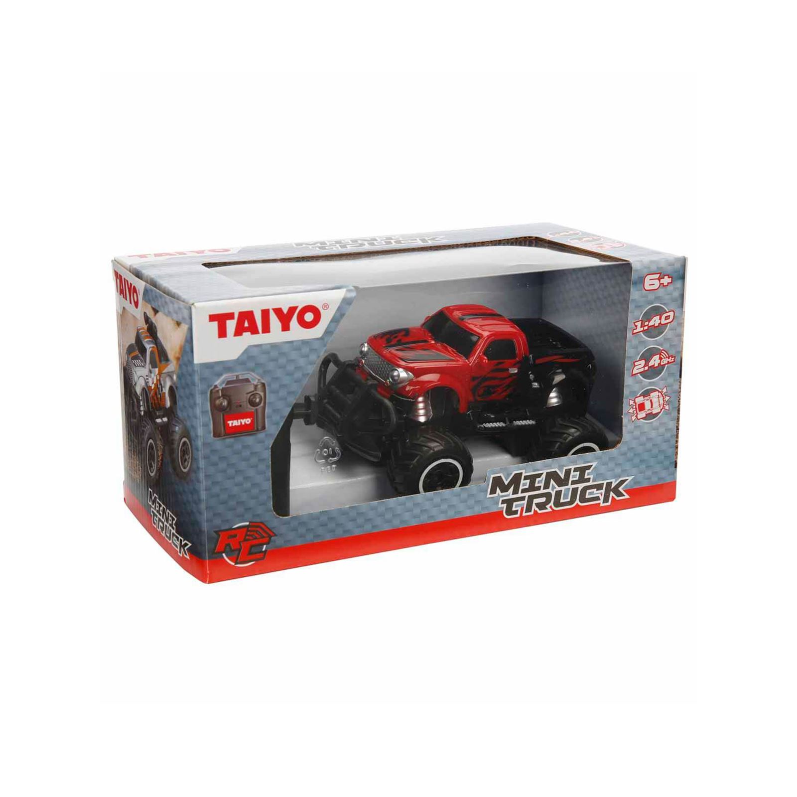 Taiyo 1:40 Mini Truck Uzaktan Kumandalı Araba Kırmızı