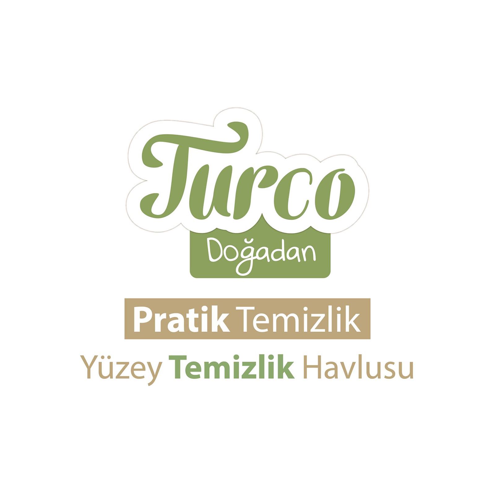 Baby Turco Doğadan Pratik Yüzey Temizleme Havlusu 100 Yaprak Beyaz