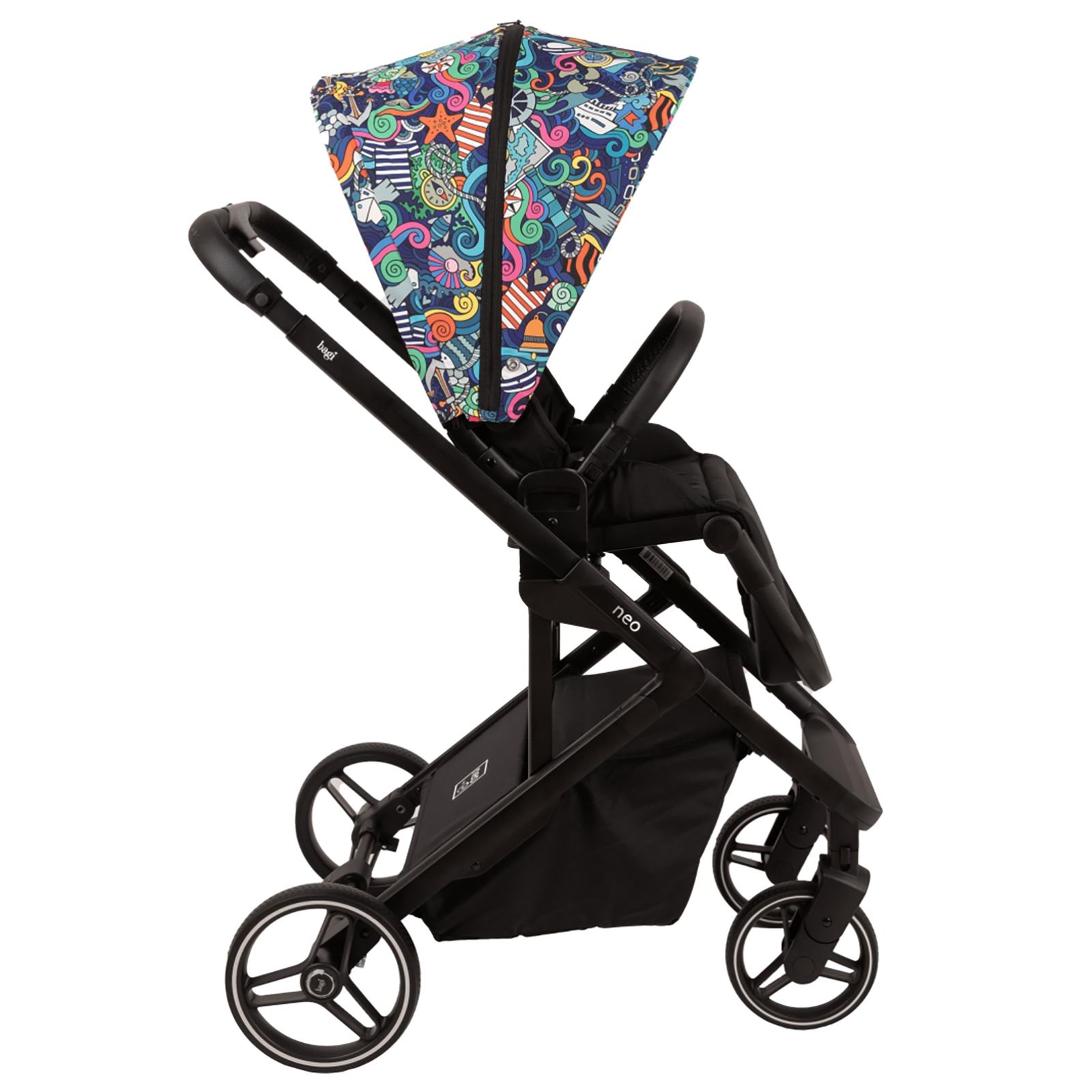 Bagi Neo Çift Yönlü Bebek Arabası Multicolor