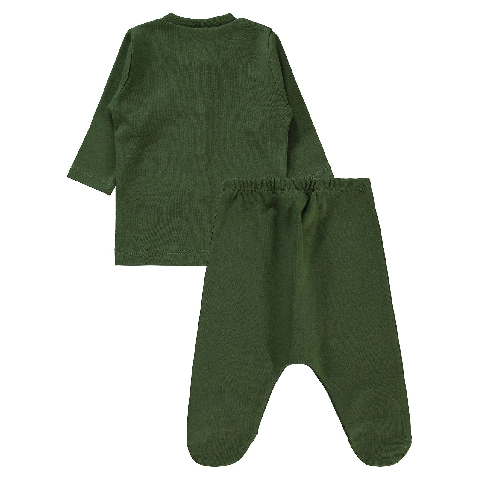 Civil Baby Bebek Pijama Takımı 1-6 Ay Yeşil