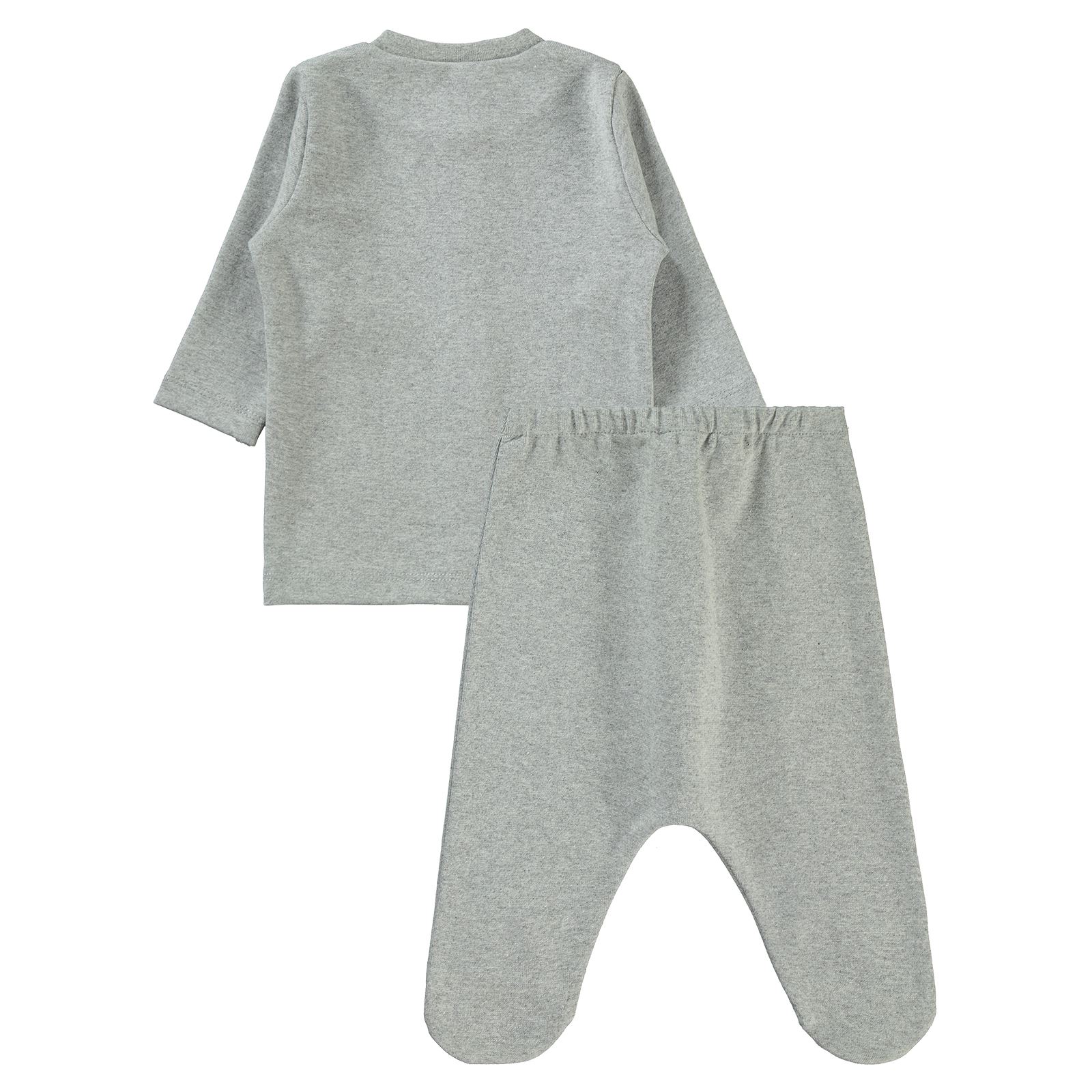 Civil Baby Bebek Pijama Takımı 1-6 Ay Gri