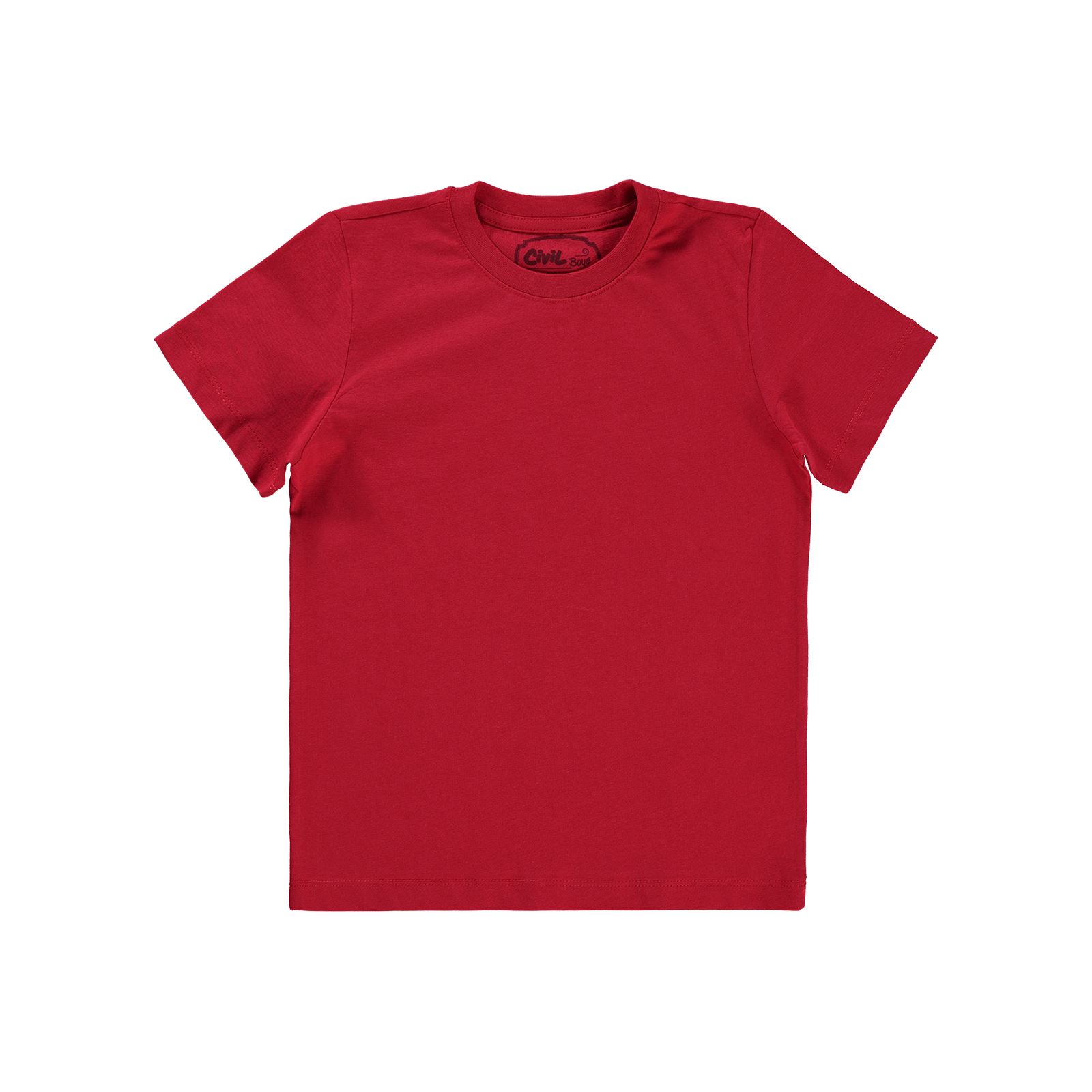 Civil Boys Erkek Çocuk Tişört 6-9 Yaş Kırmızı