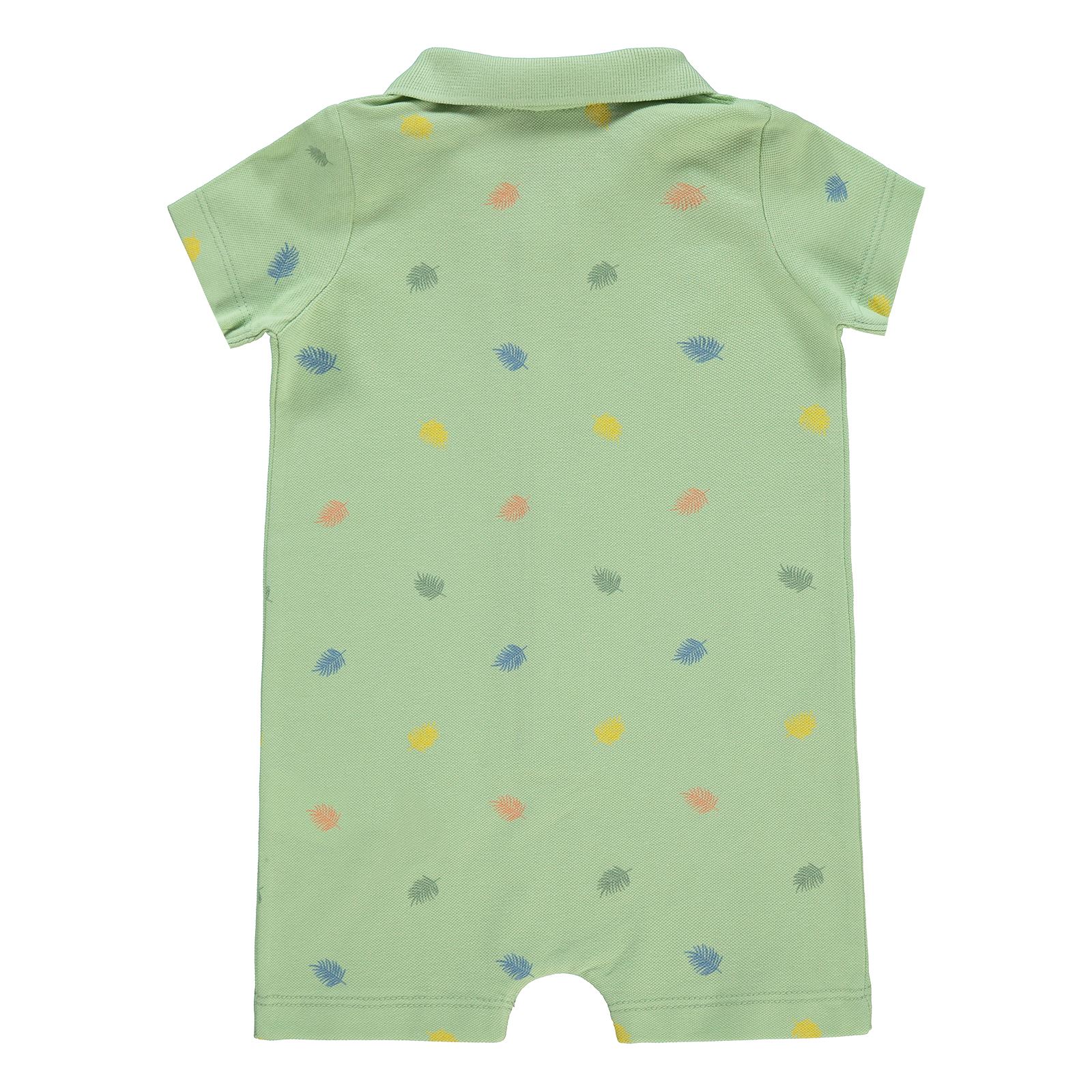 Civil Baby Erkek Bebek Patiksiz Tulum 6-18 Ay Soft Yeşil