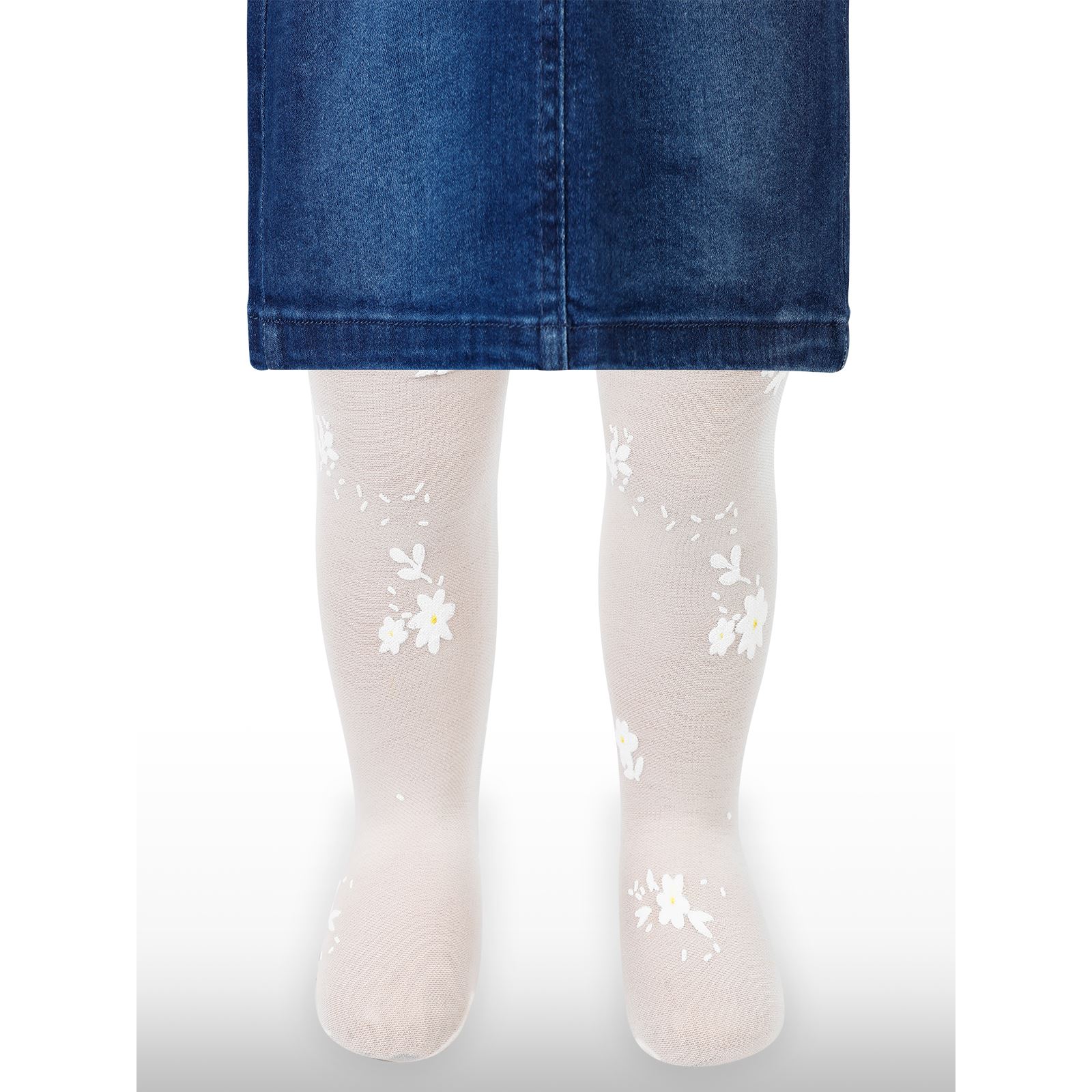 Civil Baby Kız Bebek Külotlu Çorap 6-12 Ay Ekru