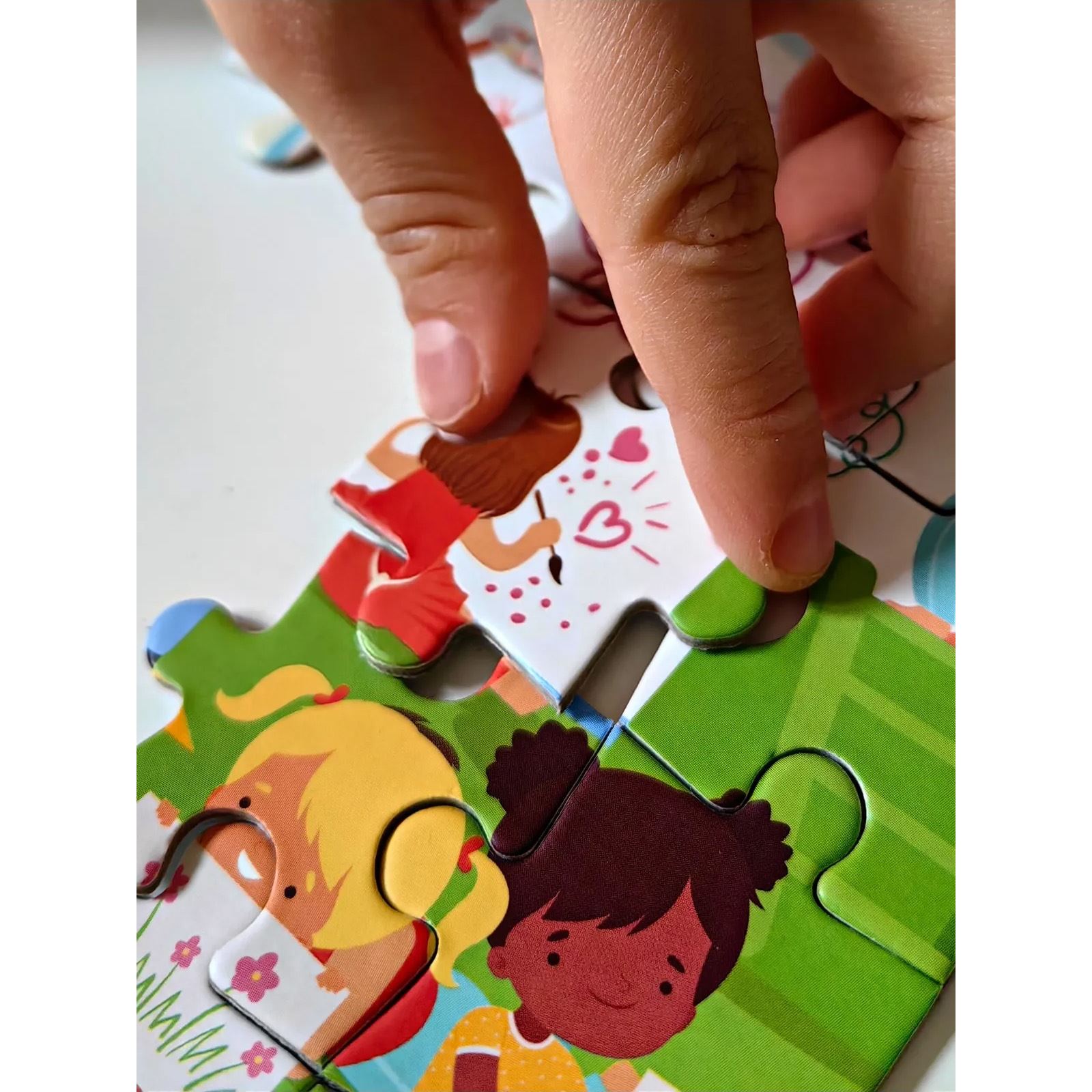 Doer Kids Sanat Sınıfı Mini Puzzle 40 Parça Renkli