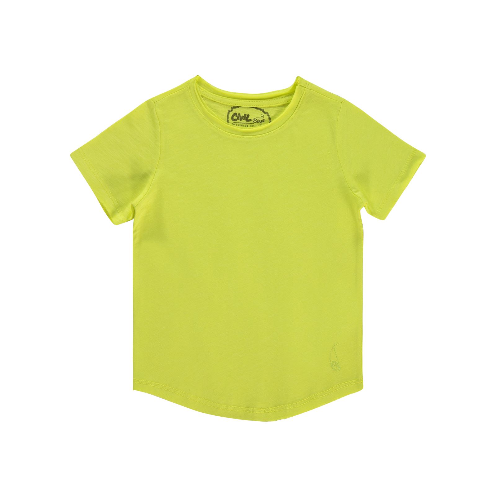 Civil Boys Erkek Çocuk Tişört 2-5 Yaş Sarısı Limon