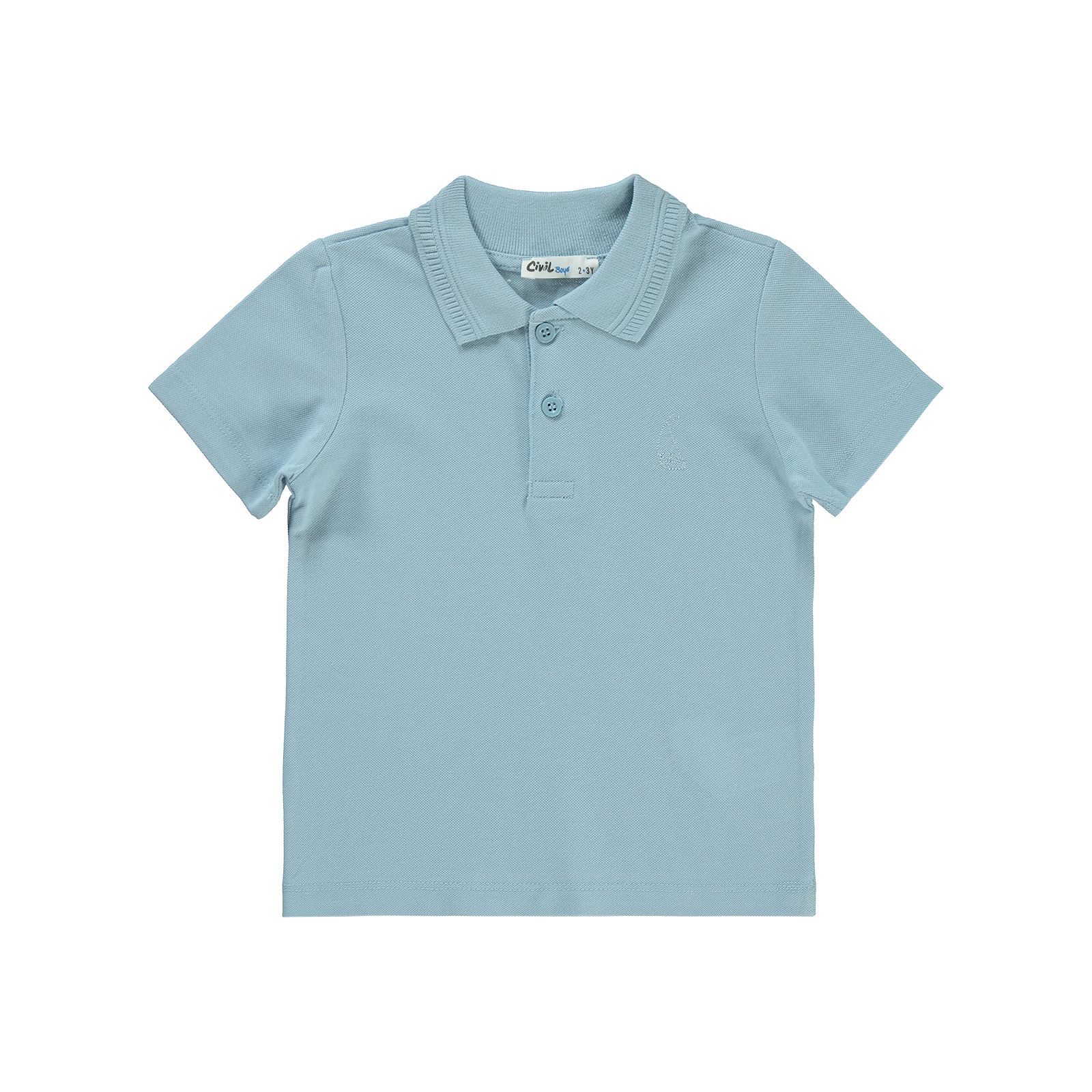 Civil Boys Erkek Çocuk Tişört 2-5 Yaş Soft Mavi